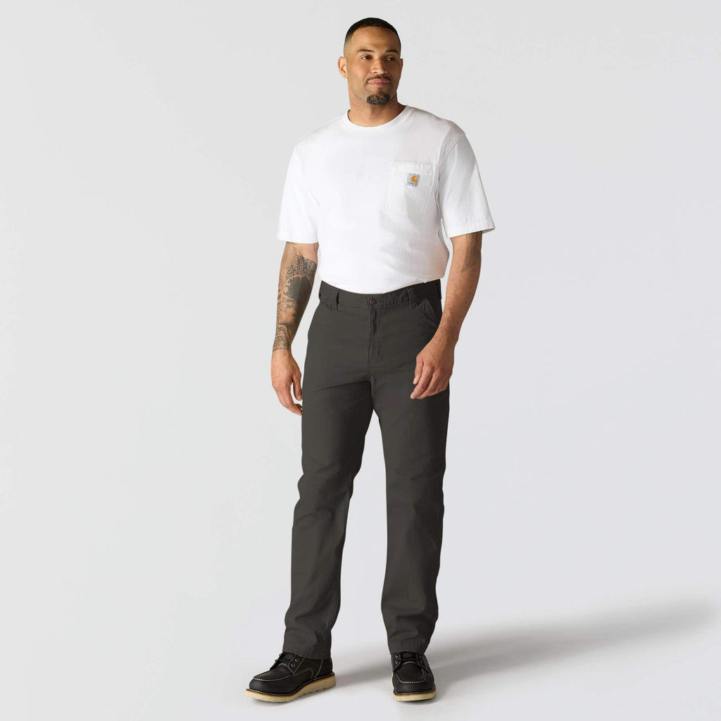 Relaxed straight rigby canvas pants - work pants