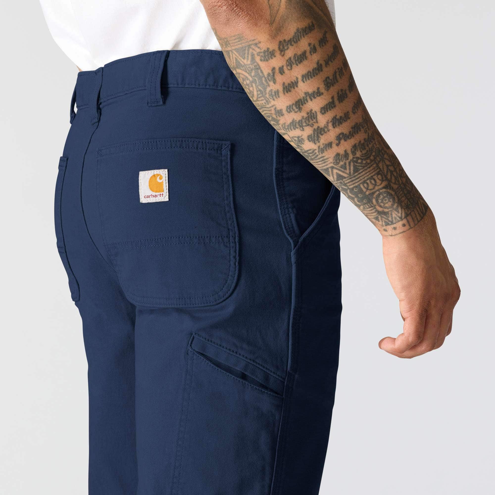 Relaxed straight rigby canvas pants - work pants