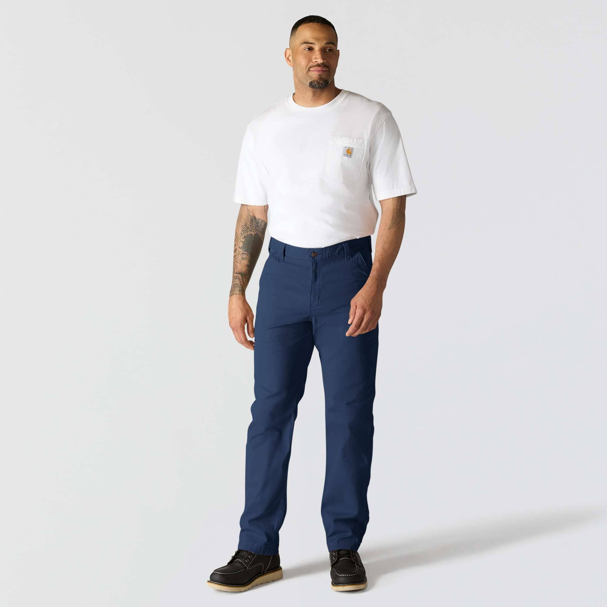Relaxed straight rigby canvas pants - work pants