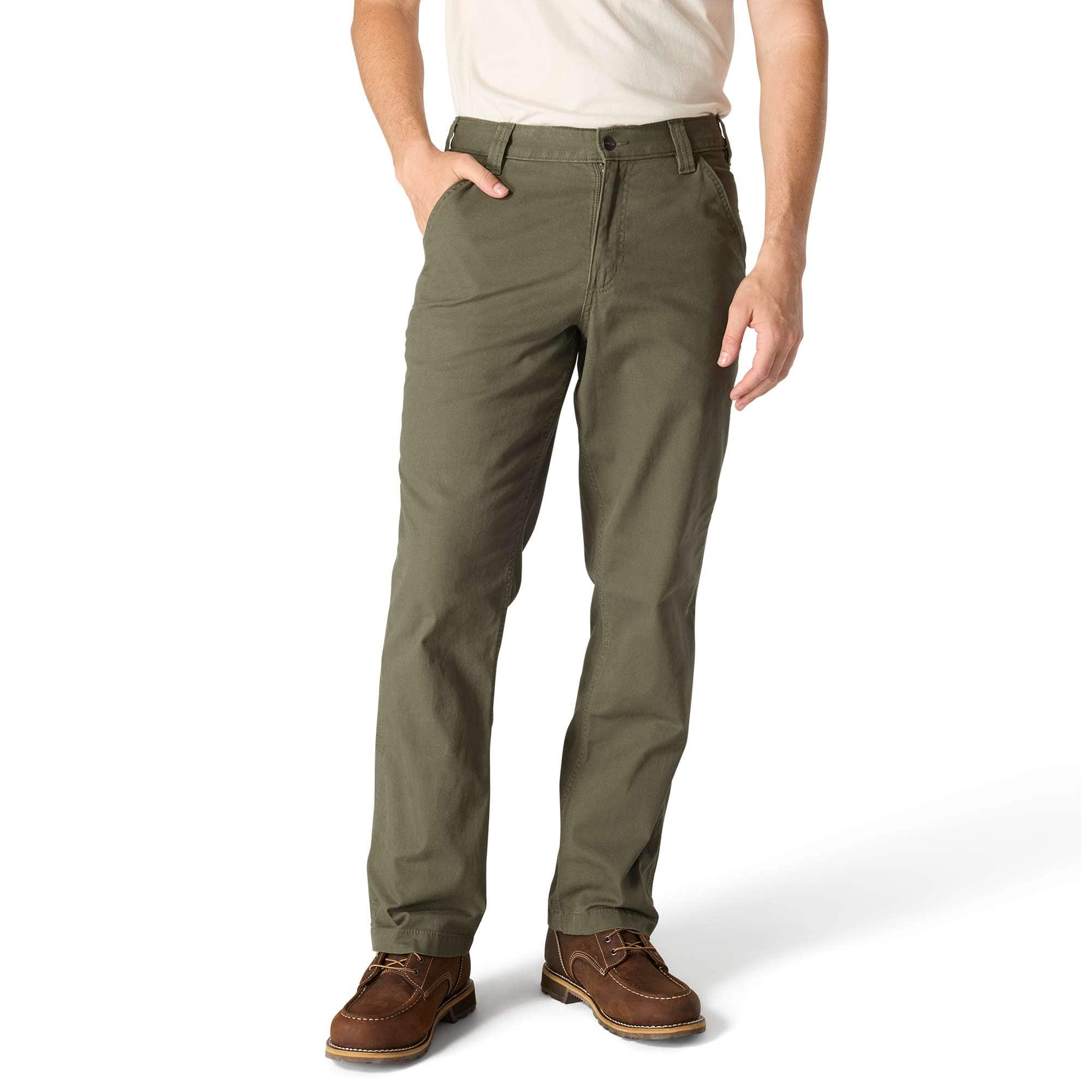 Relaxed straight rigby canvas pants - work pants