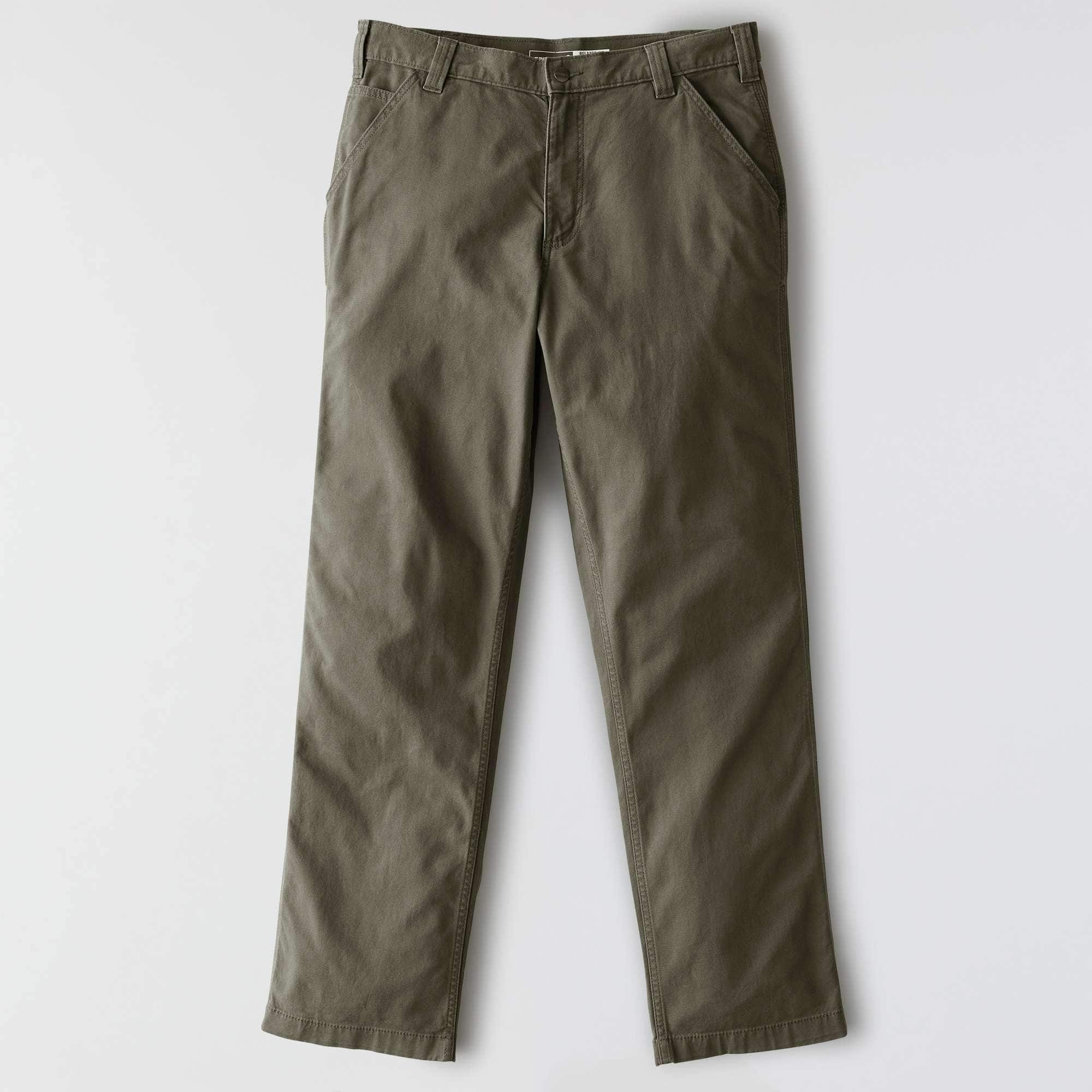 Relaxed straight rigby canvas pants - work pants