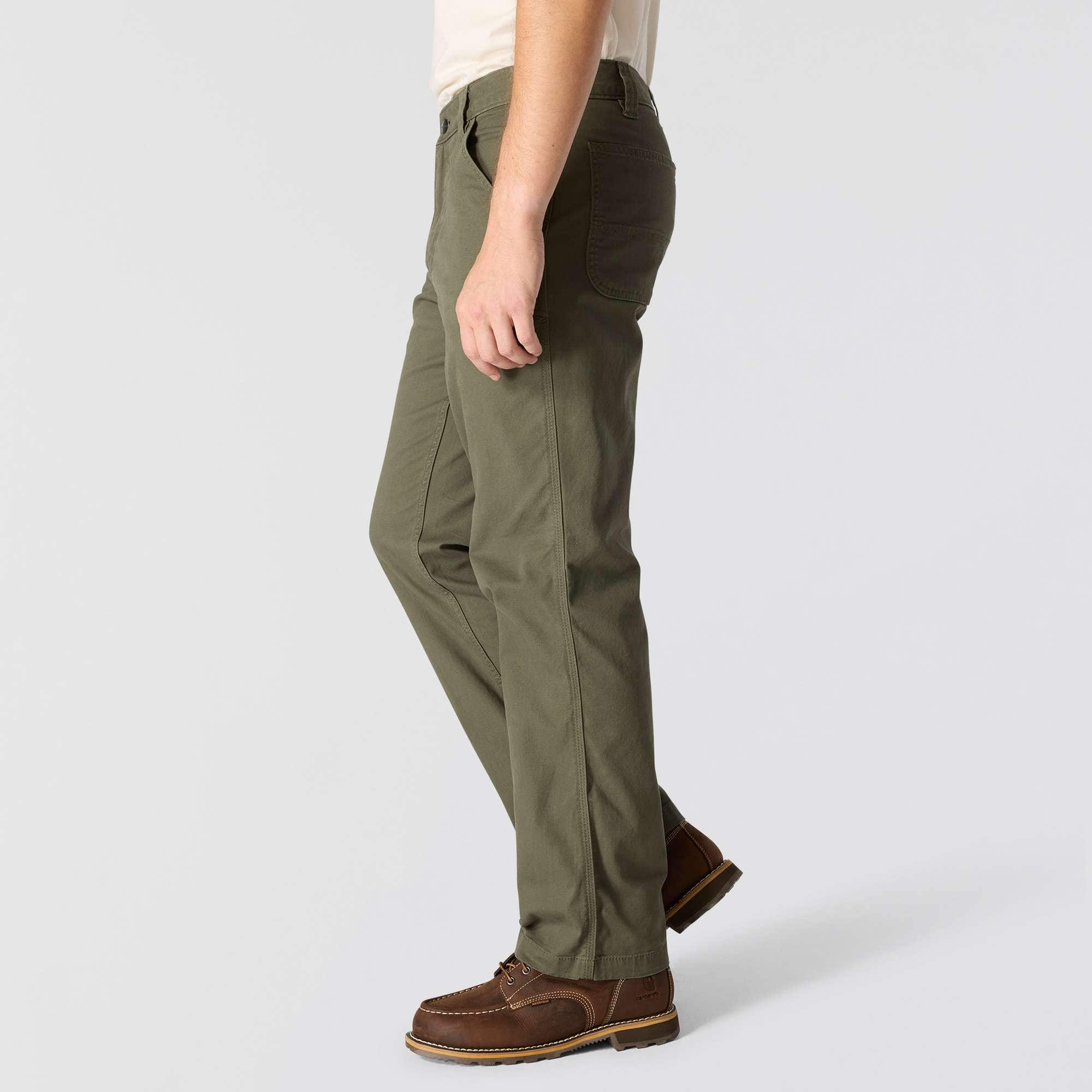 Relaxed straight rigby canvas pants - work pants
