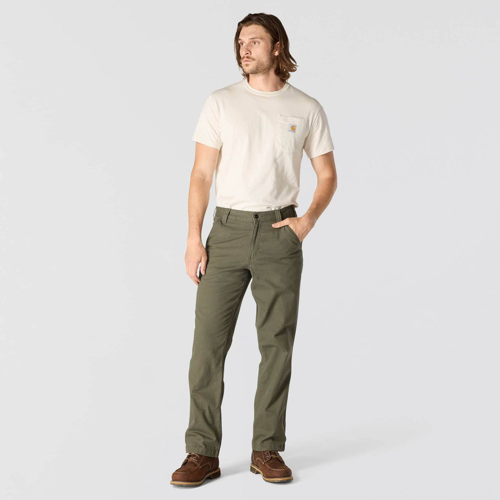 Relaxed straight rigby canvas pants - work pants