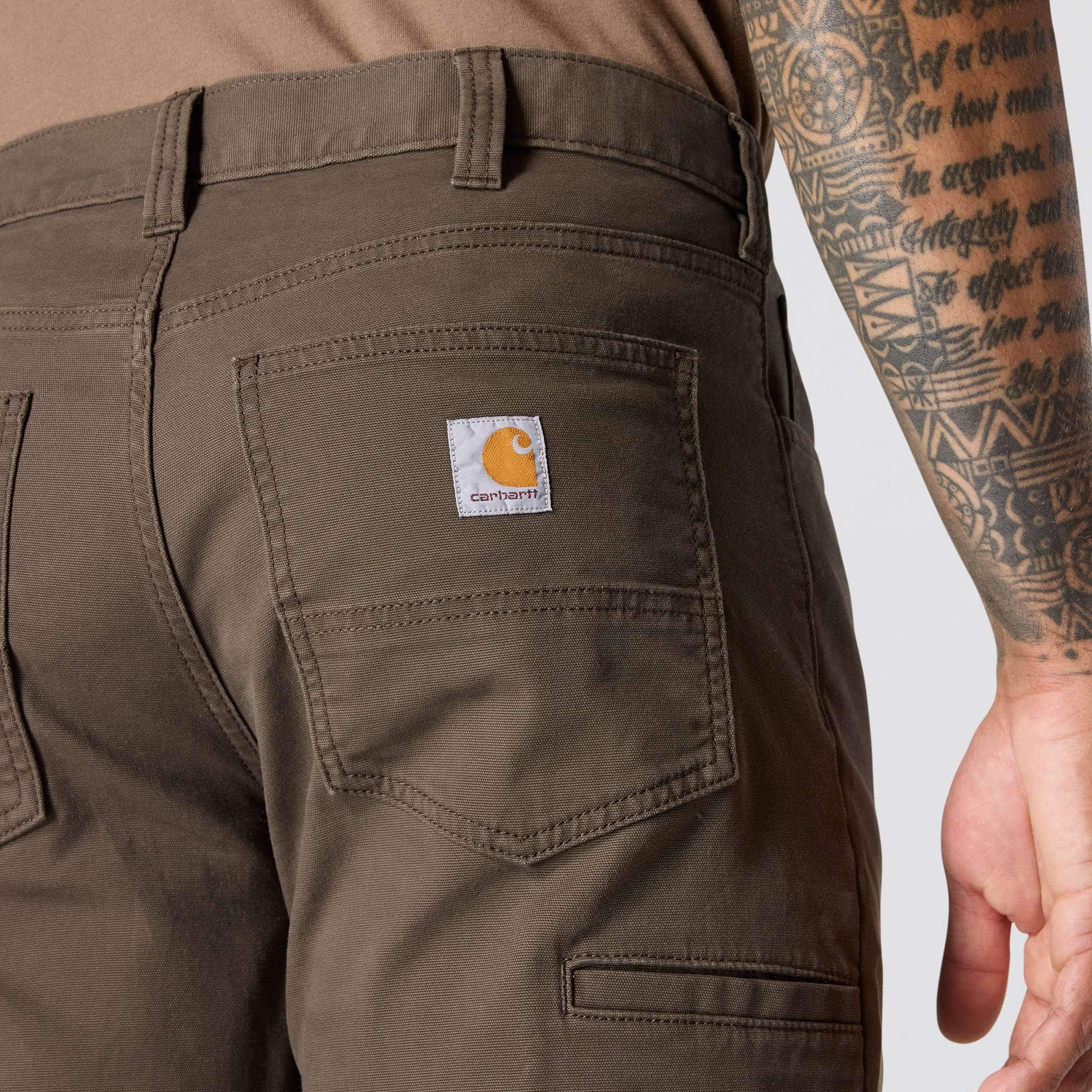 Relaxed straight rigby canvas pants - work pants