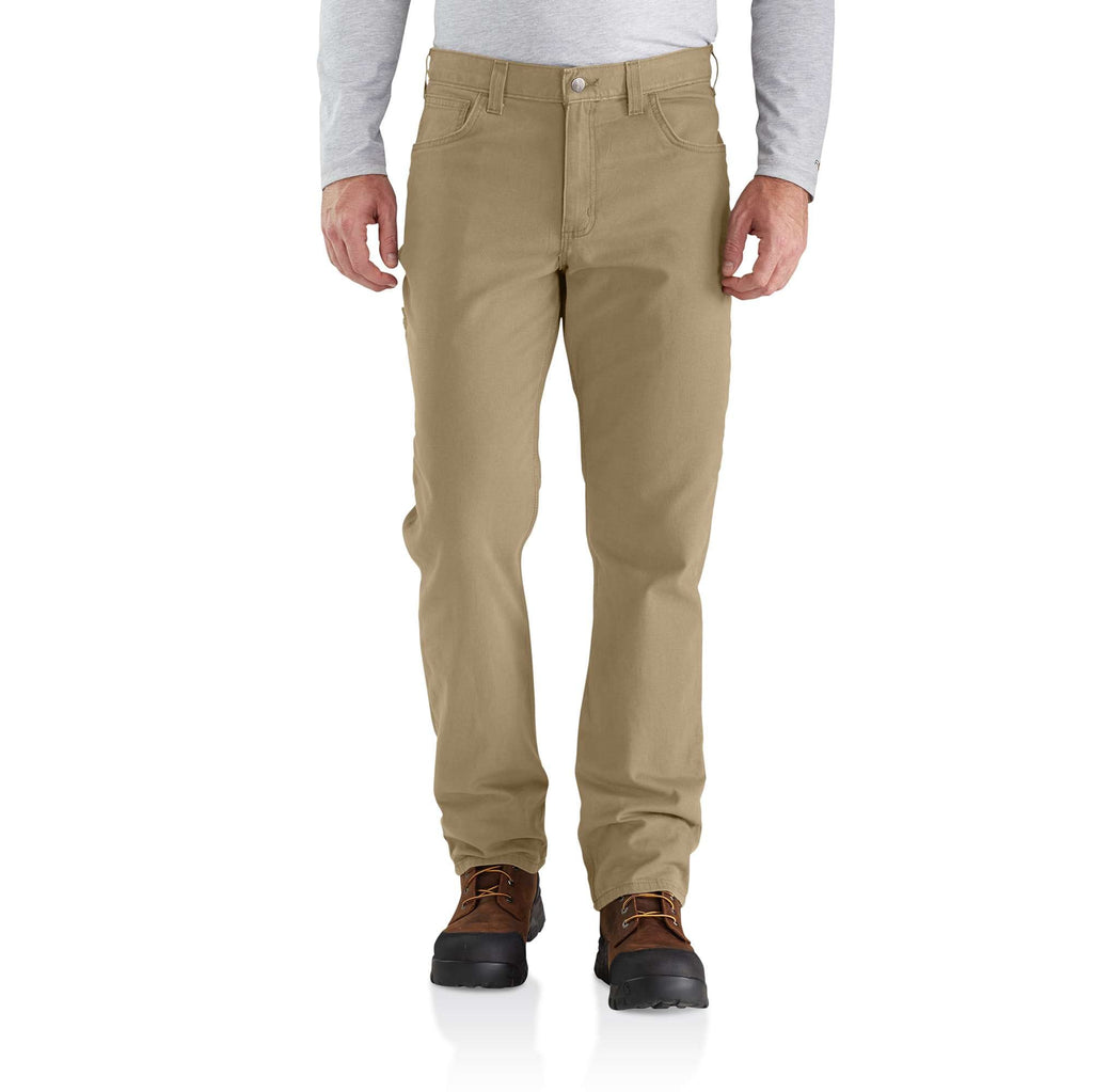 Relaxed straight rigby canvas pants - work pants