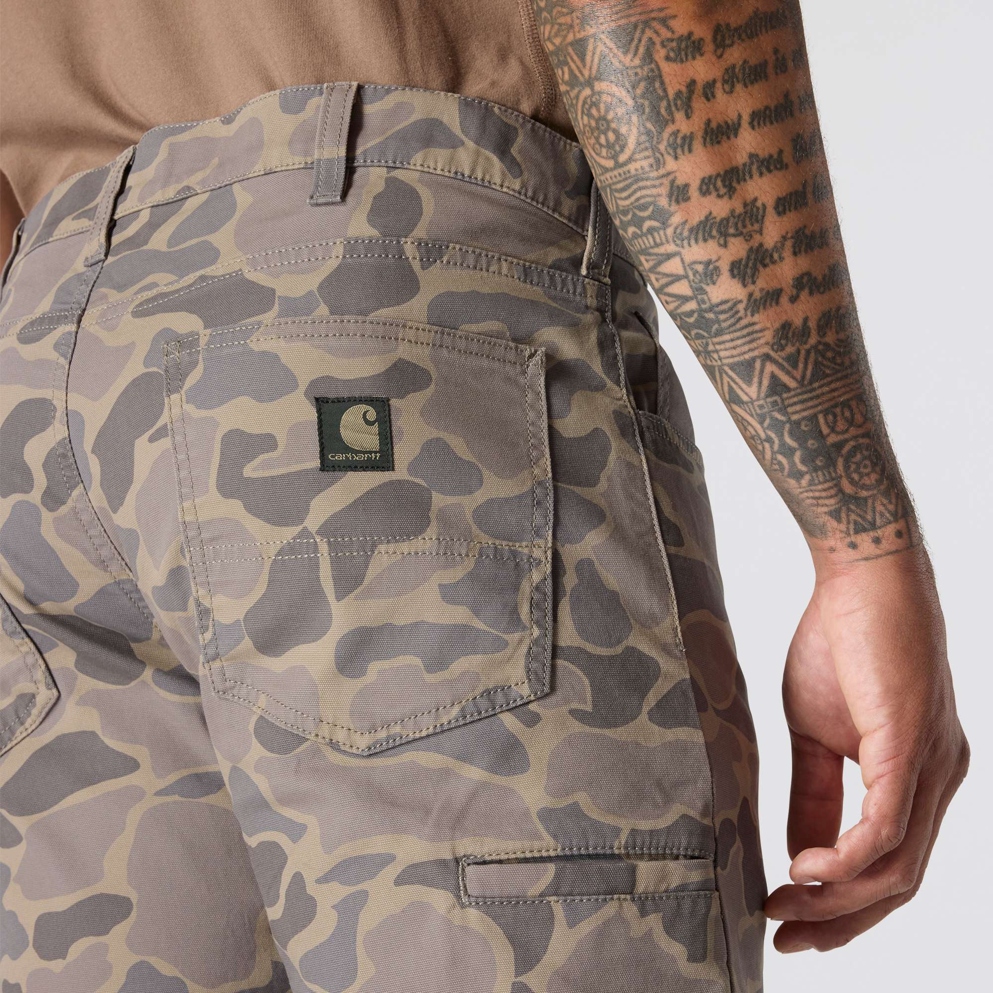 Relaxed straight rigby canvas pants - work pants