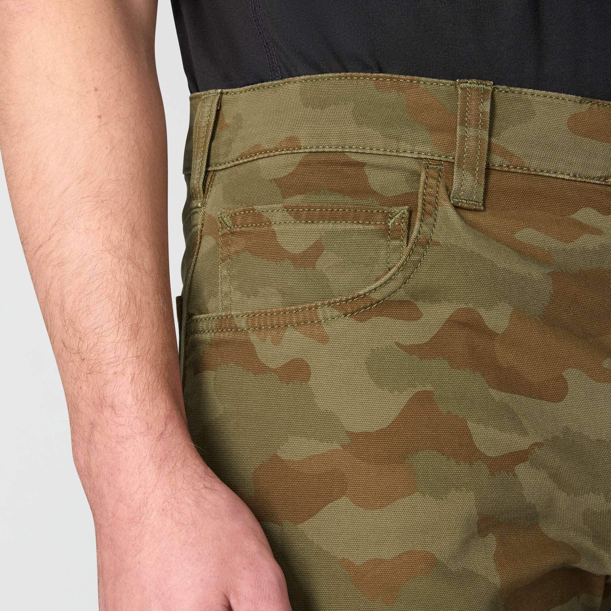 Relaxed straight rigby canvas pants - work pants