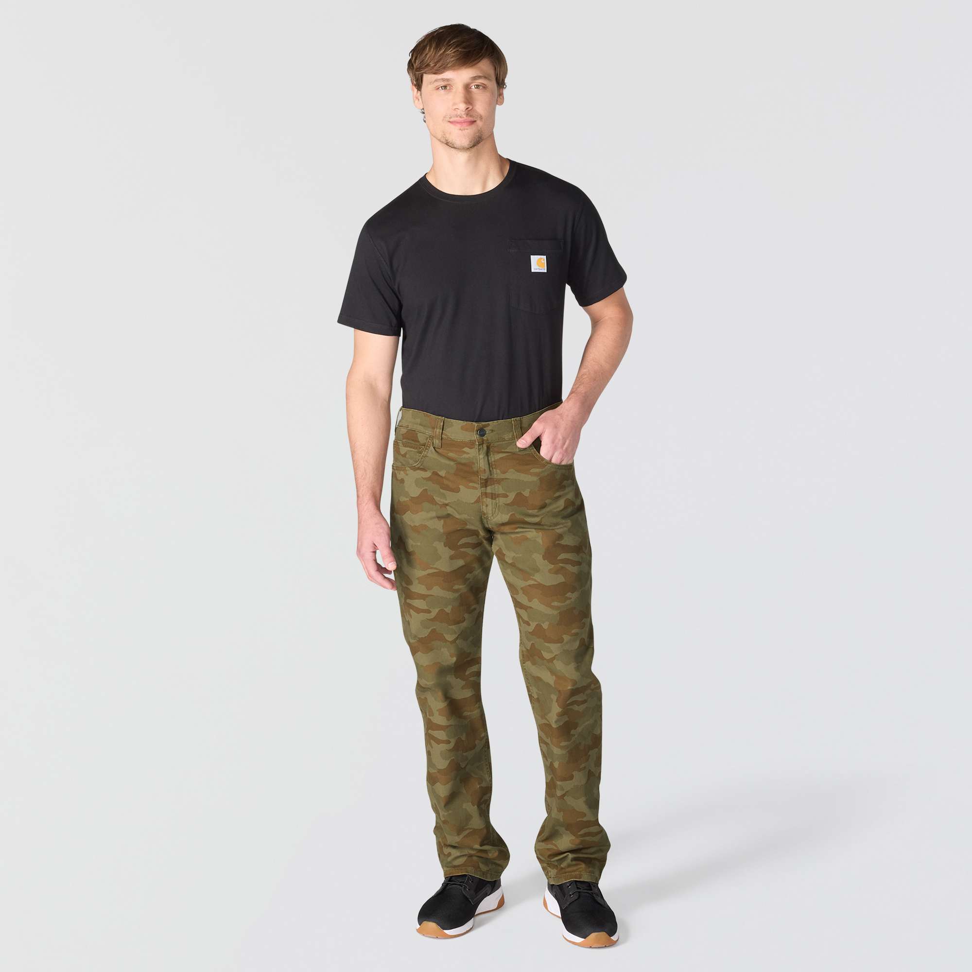 Relaxed straight rigby canvas pants - work pants