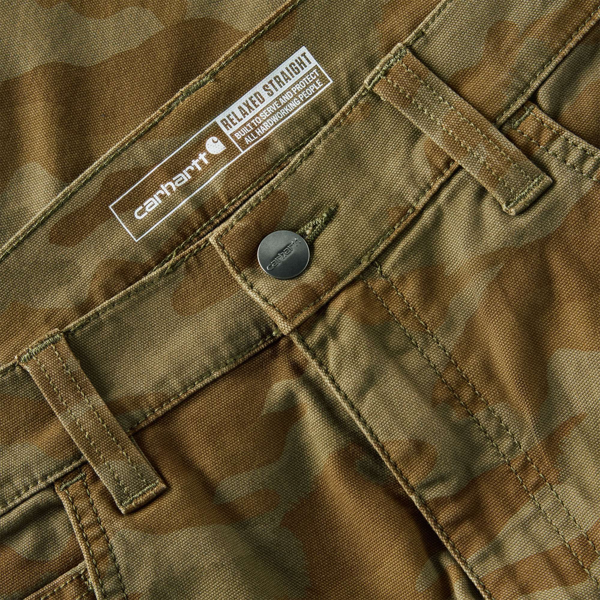 Relaxed straight rigby canvas pants - work pants