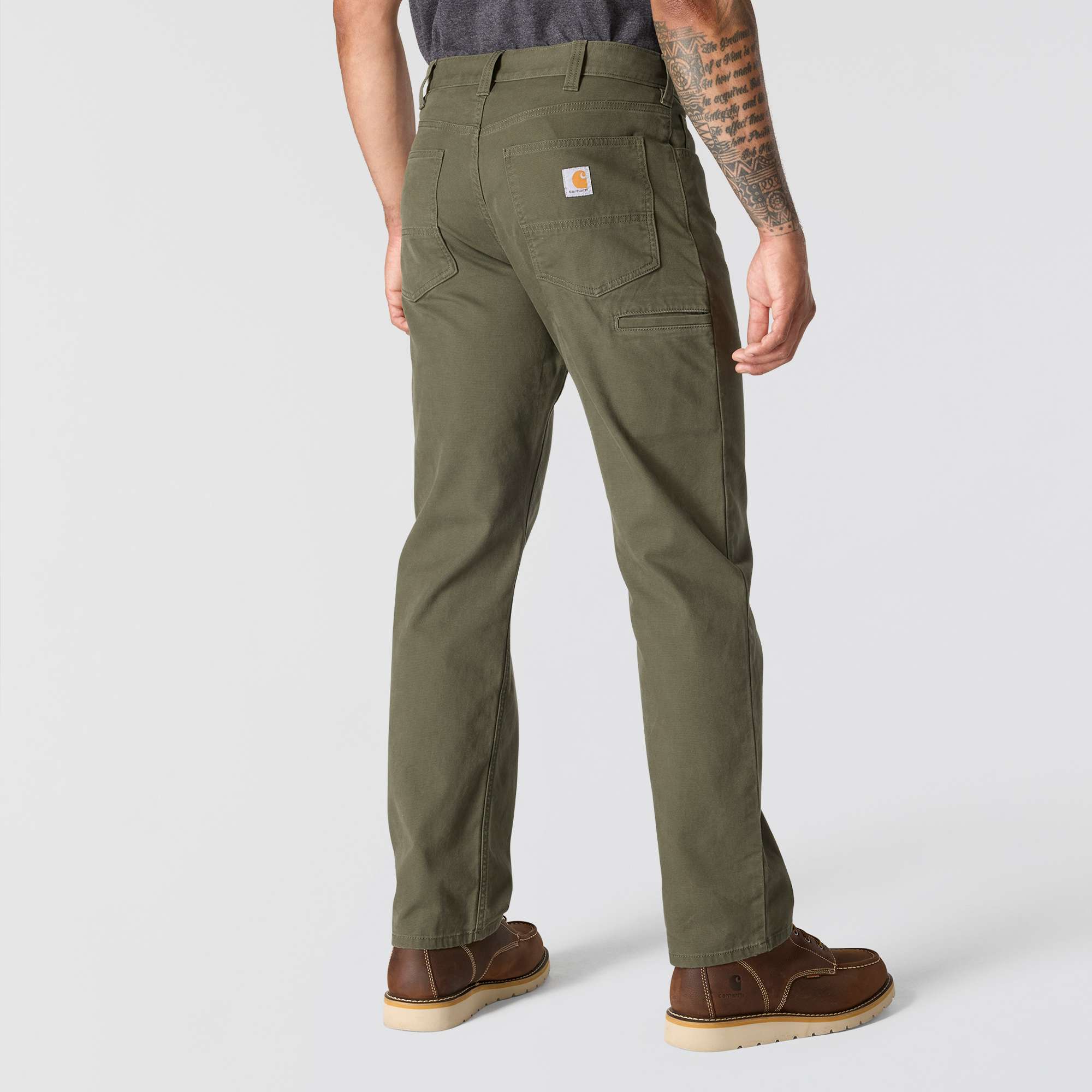 Relaxed straight rigby canvas pants - work pants