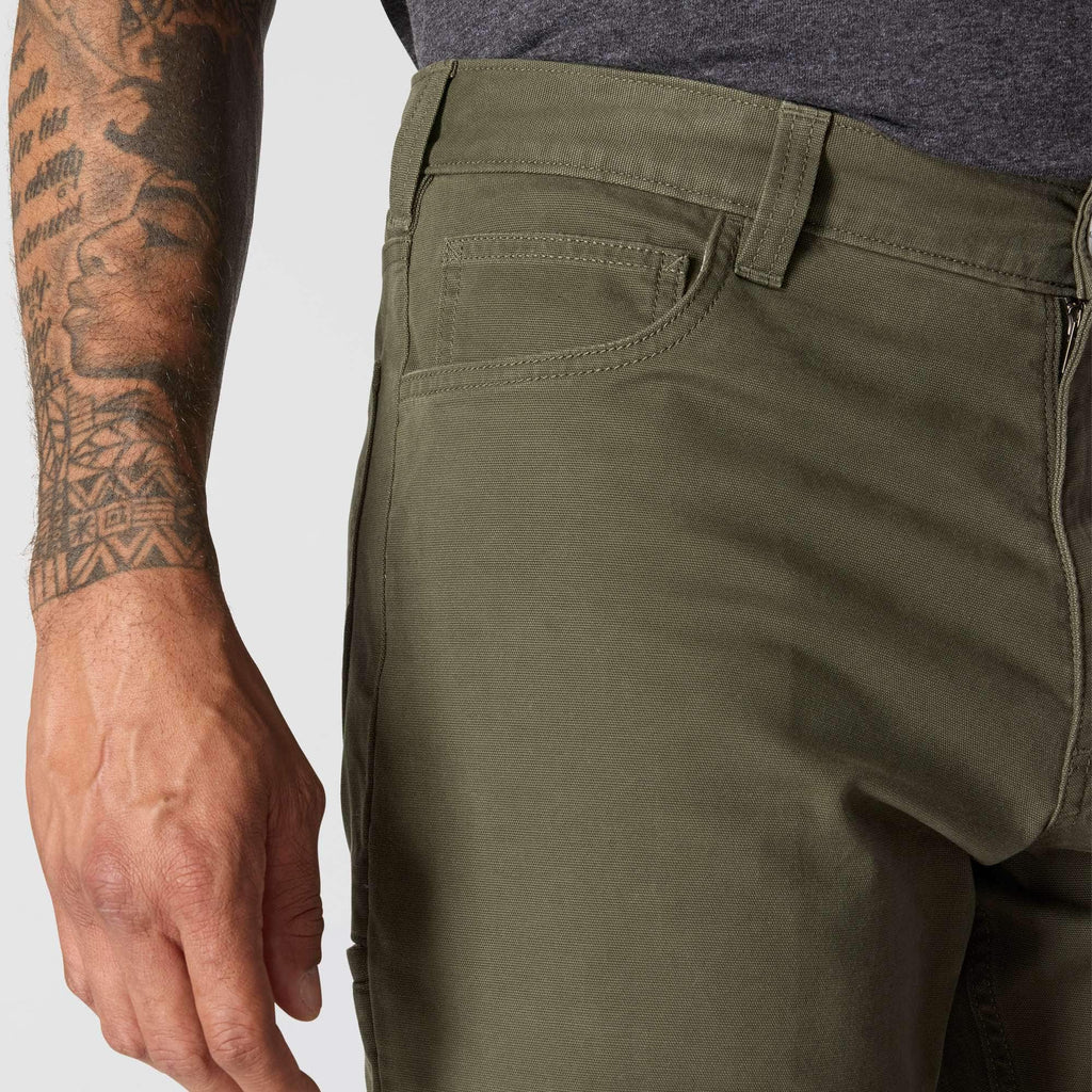 Relaxed straight rigby canvas pants - work pants