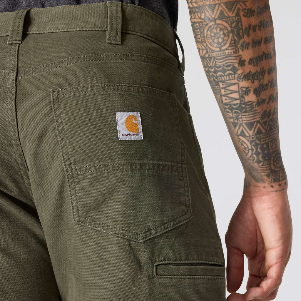 Relaxed straight rigby canvas pants - work pants