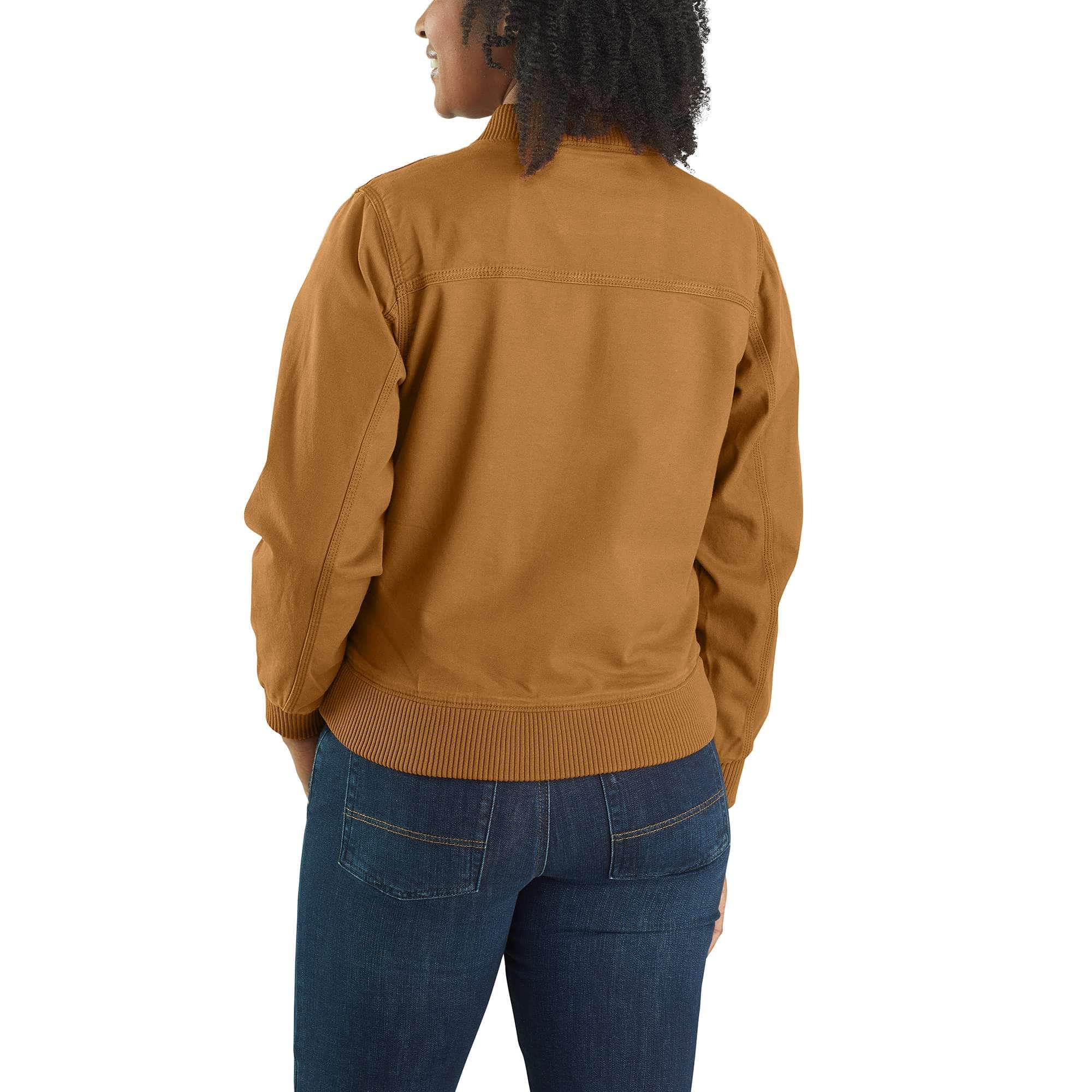 Women's crawford relaxed fit canvas bomber jacket