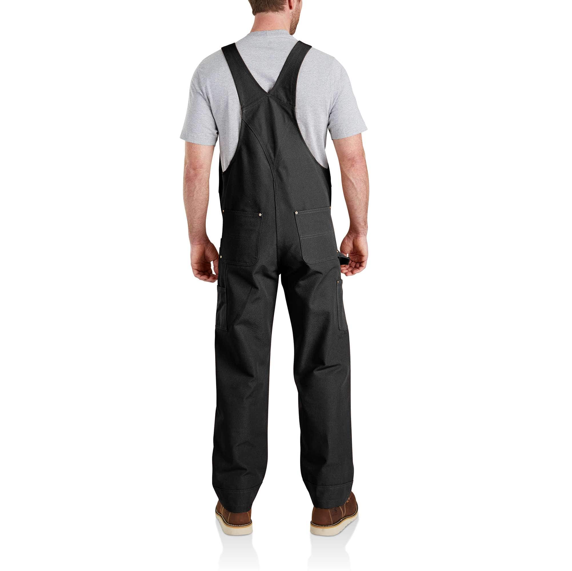 Men's iconic r01 relaxed fit duck bib overalls