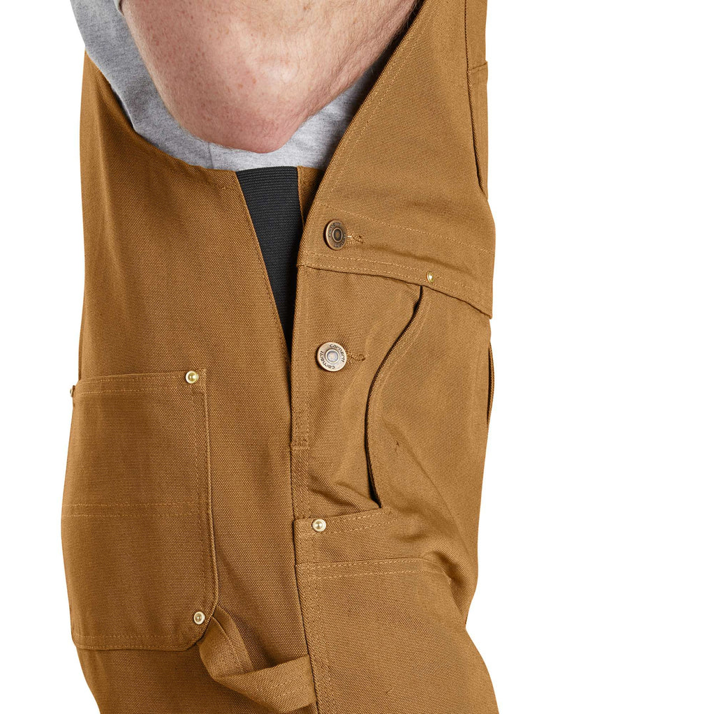 Men's iconic r01 relaxed fit duck bib overalls