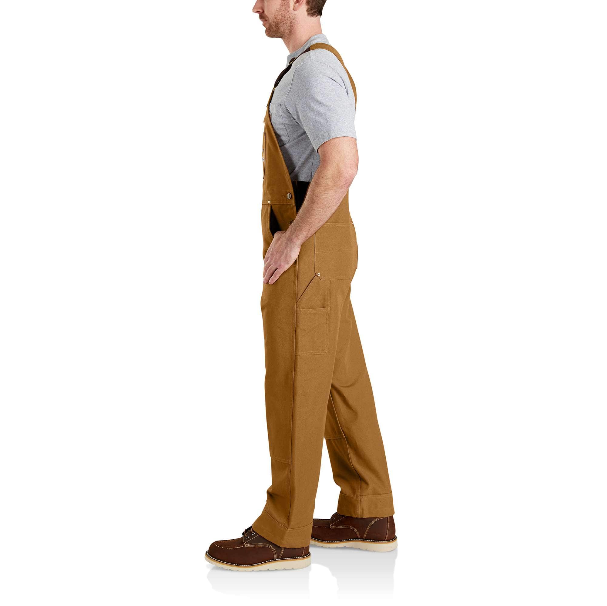 Men's iconic r01 relaxed fit duck bib overalls