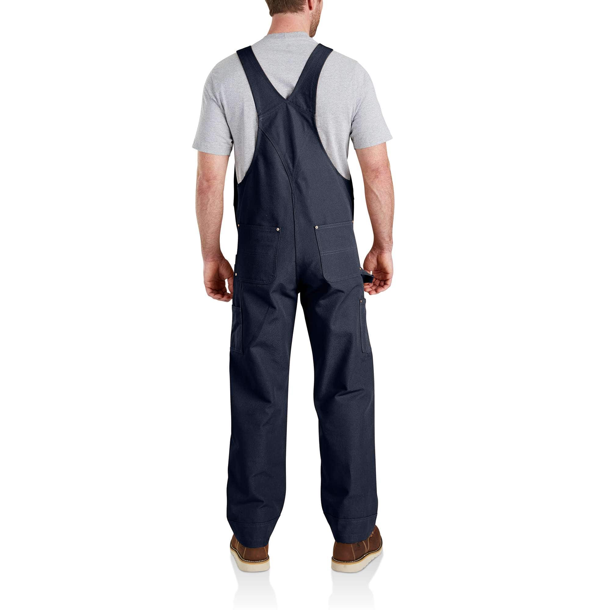 Men's iconic r01 relaxed fit duck bib overalls