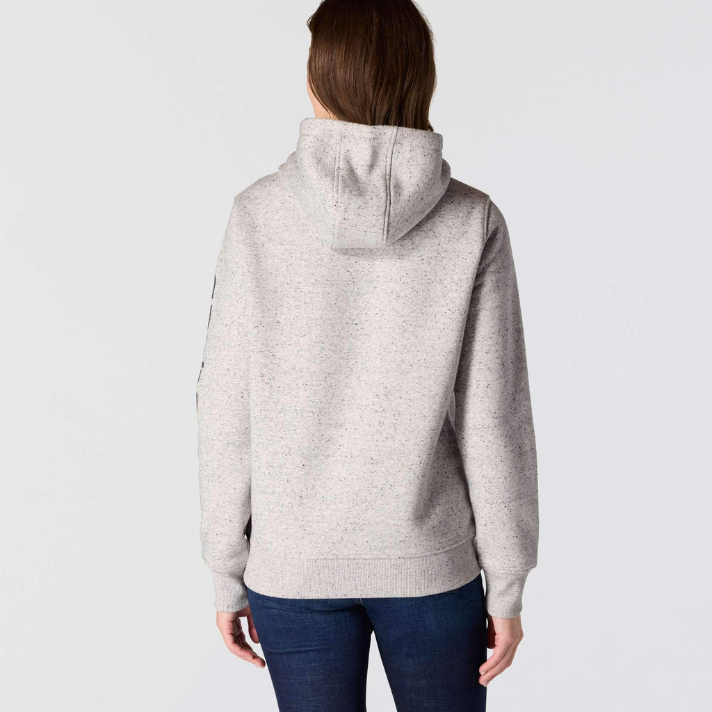 Women's iconic clarksburg relaxed fit fleece lined logo hoodie