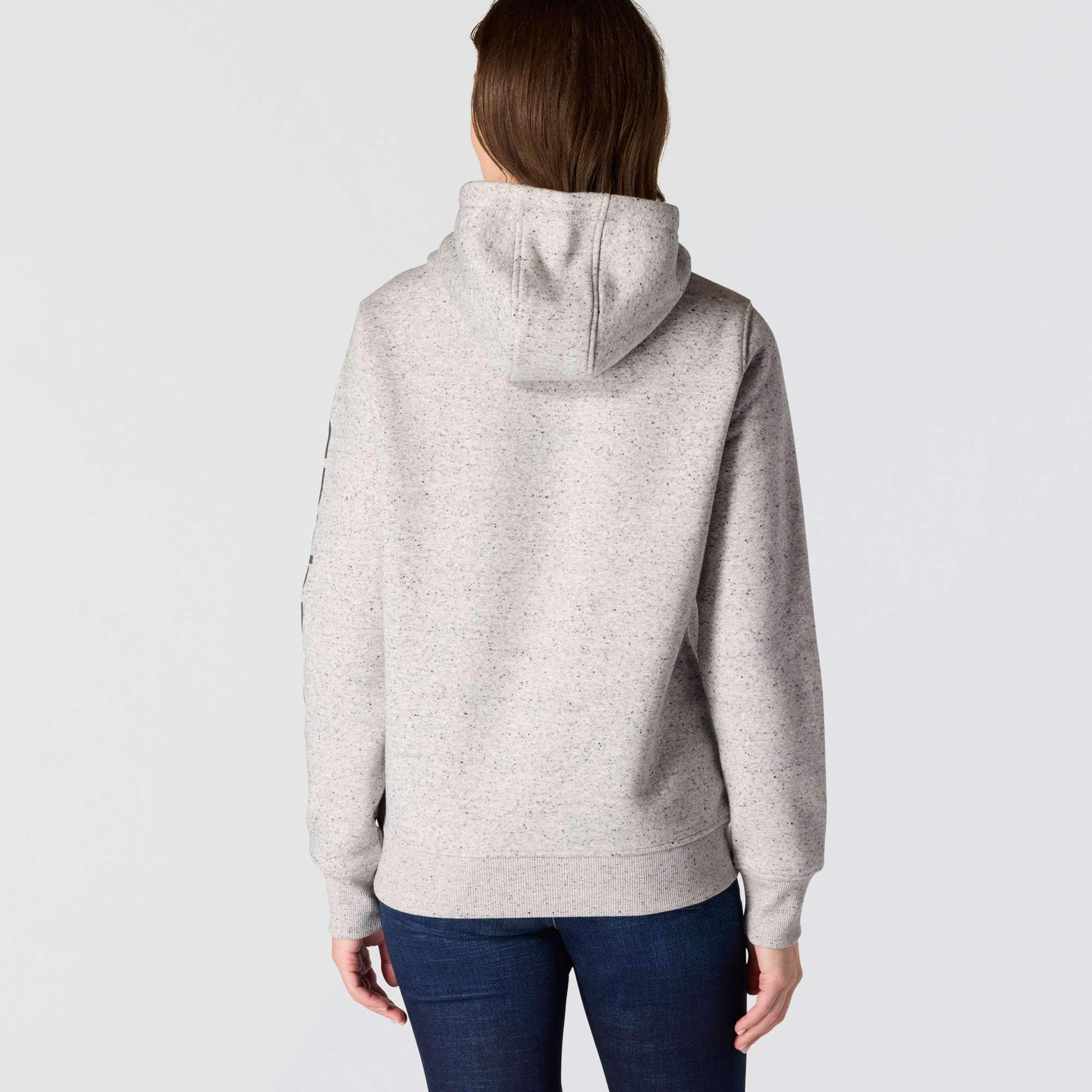 Women's iconic clarksburg relaxed fit fleece lined logo hoodie