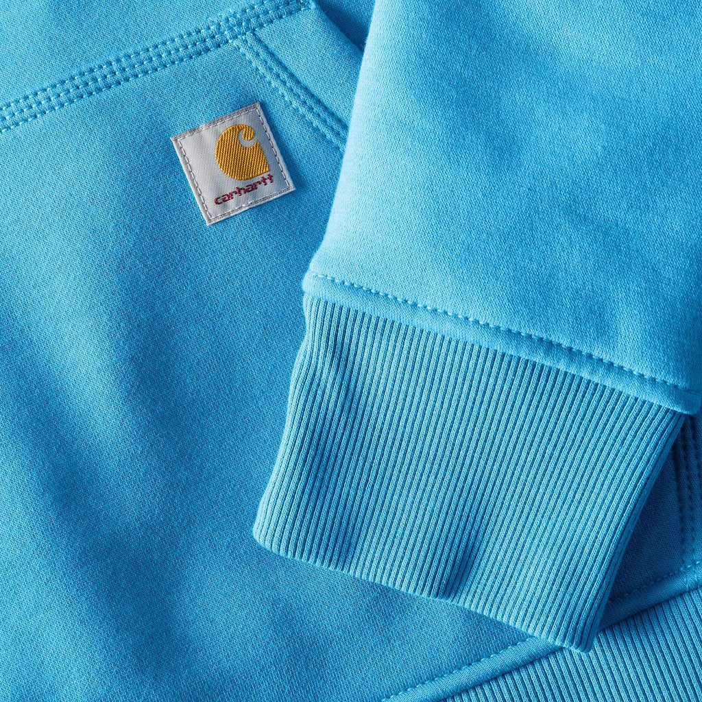 Women's iconic clarksburg relaxed fit fleece lined logo hoodie