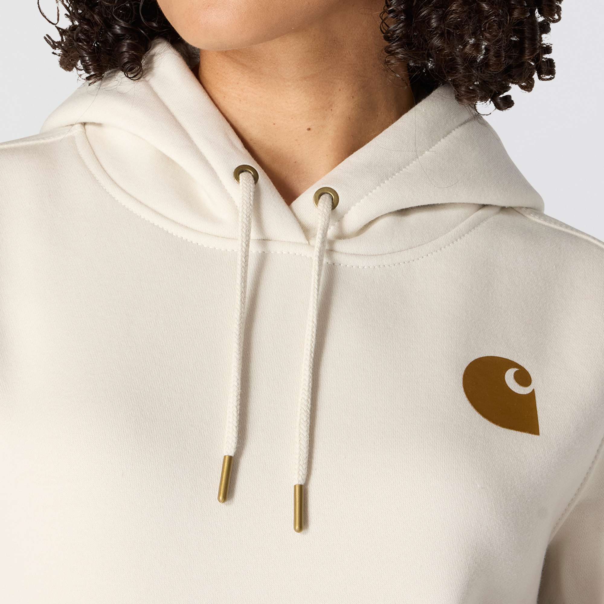 Women's iconic clarksburg relaxed fit fleece lined logo hoodie