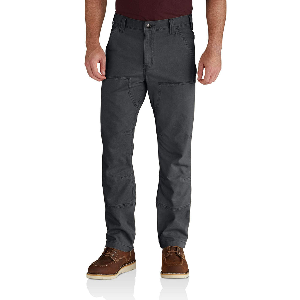 Relaxed straight rigby double knee canvas pants - work pants