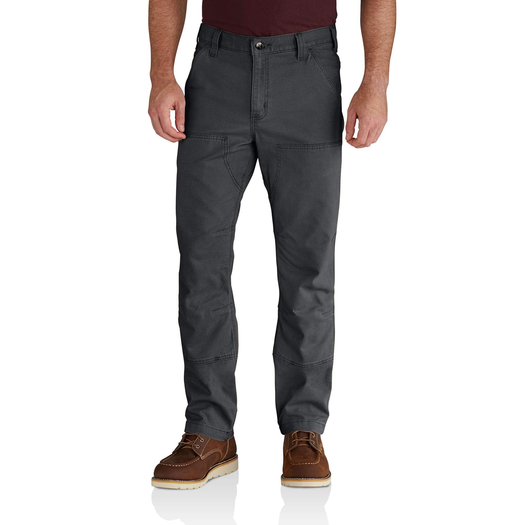 Relaxed straight rigby double knee canvas pants - work pants