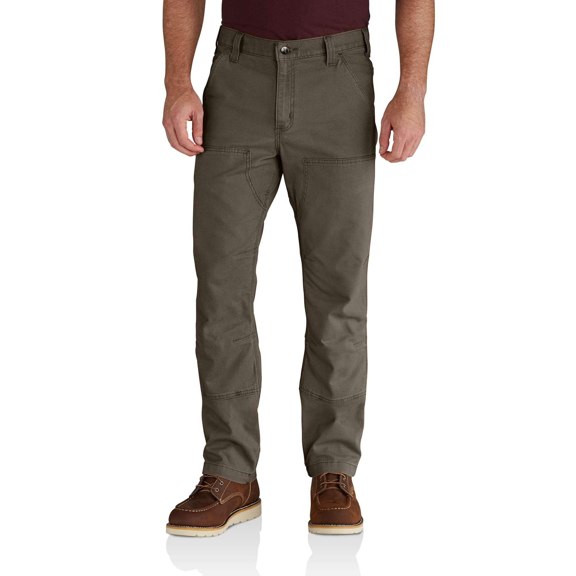 Relaxed straight rigby double knee canvas pants - work pants