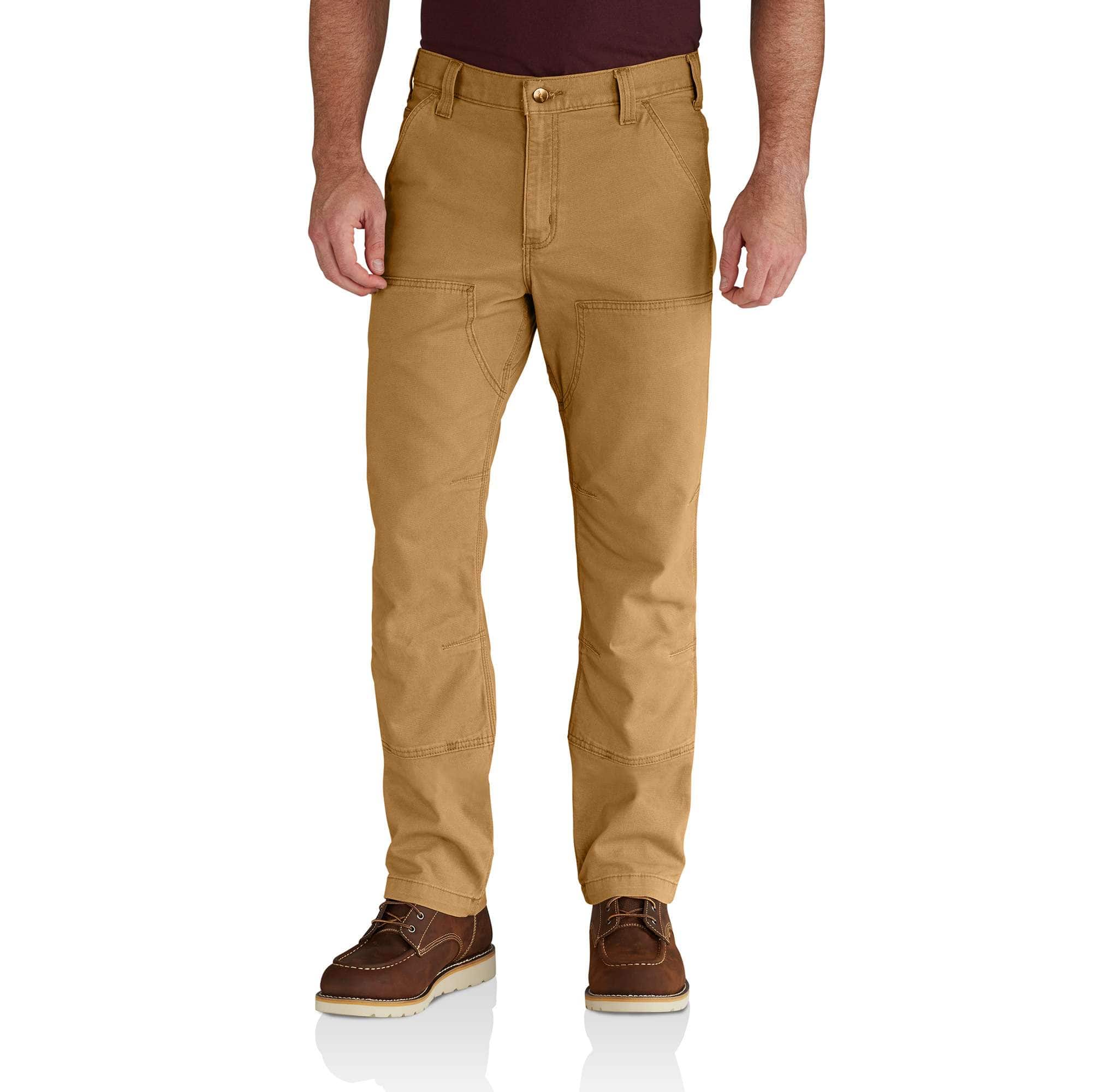 Relaxed straight rigby double knee canvas pants - work pants