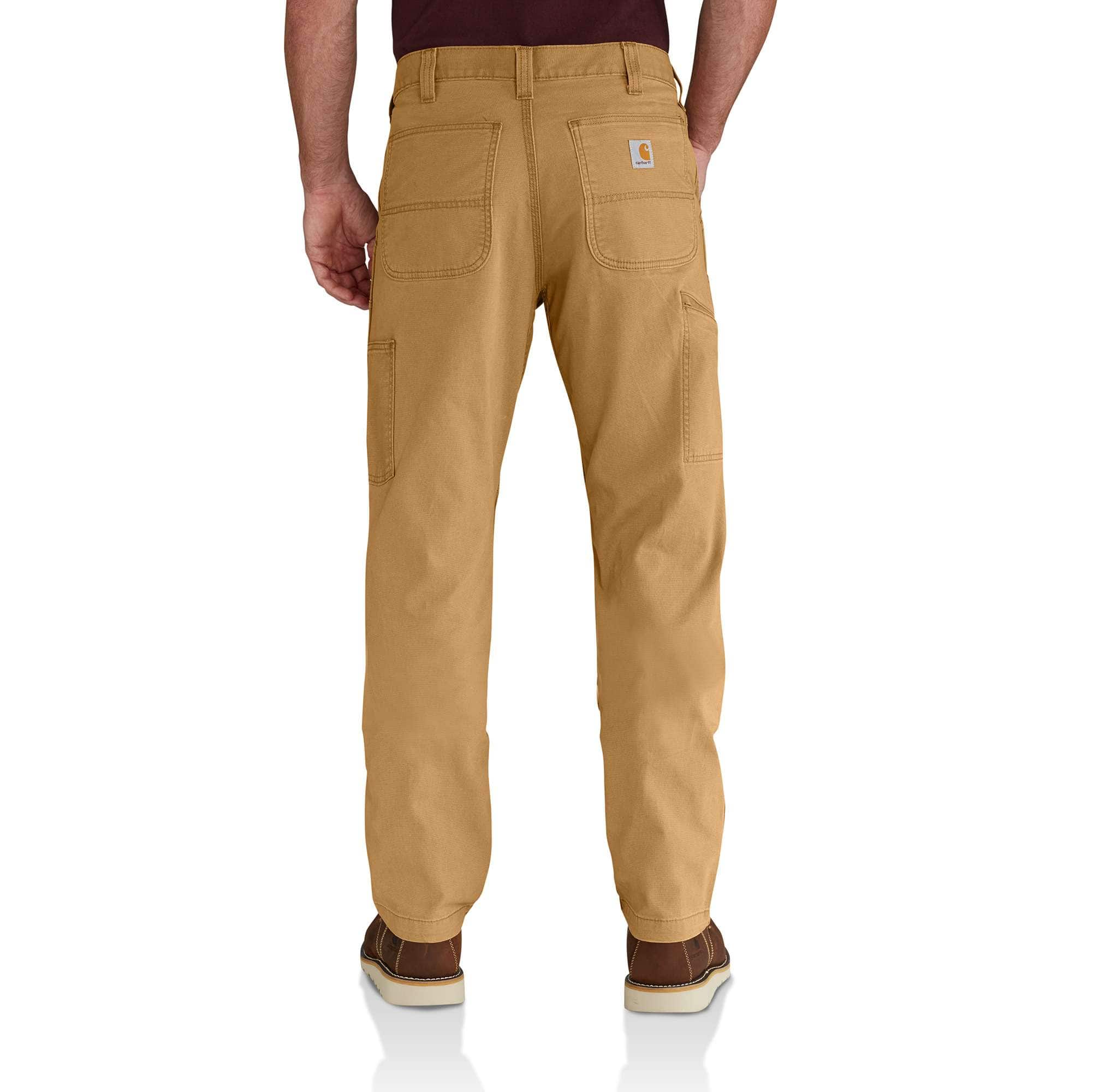 Relaxed straight rigby double knee canvas pants - work pants