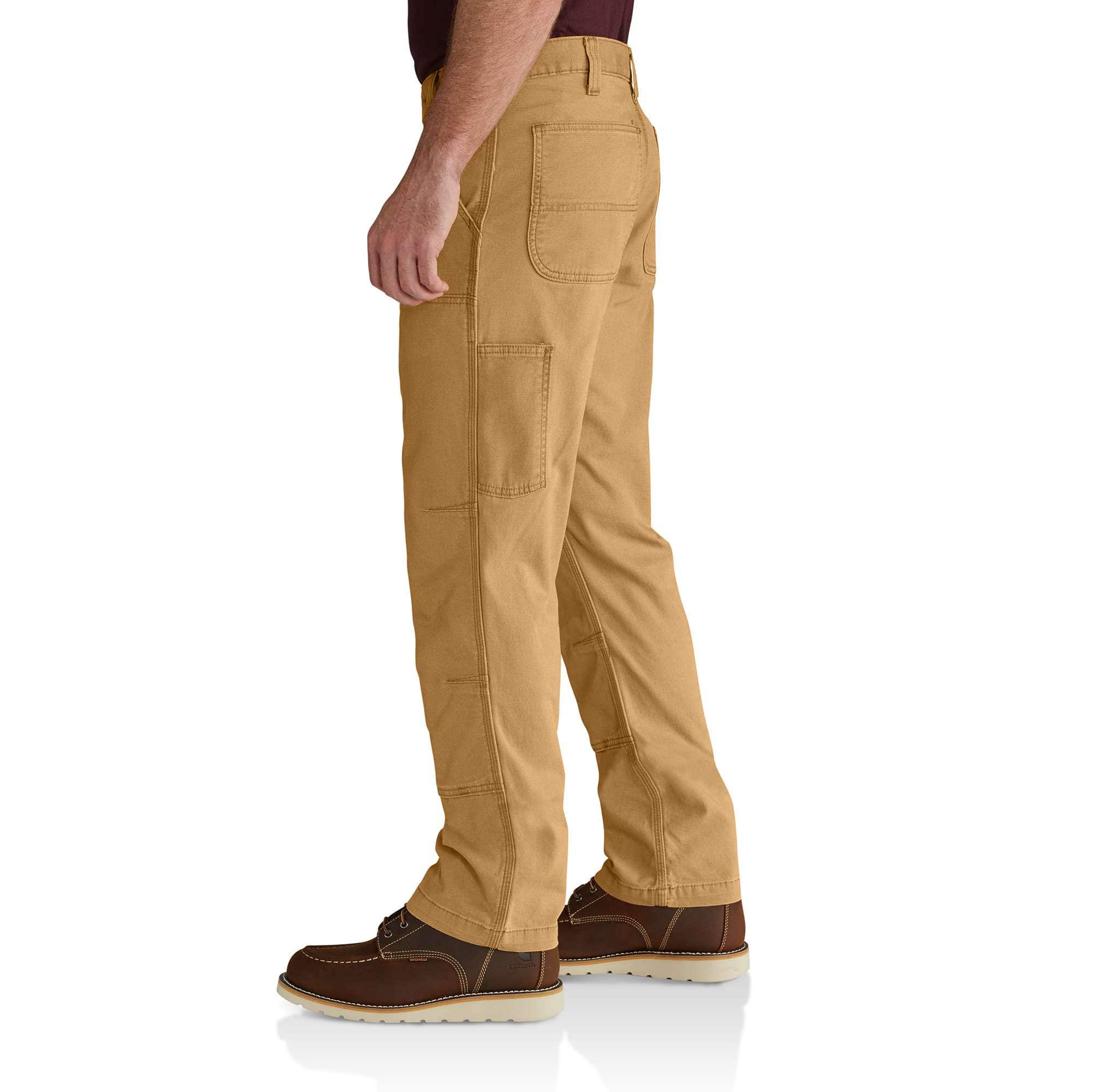 Relaxed straight rigby double knee canvas pants - work pants