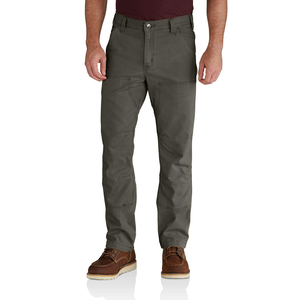 Relaxed straight rigby double knee canvas pants - work pants