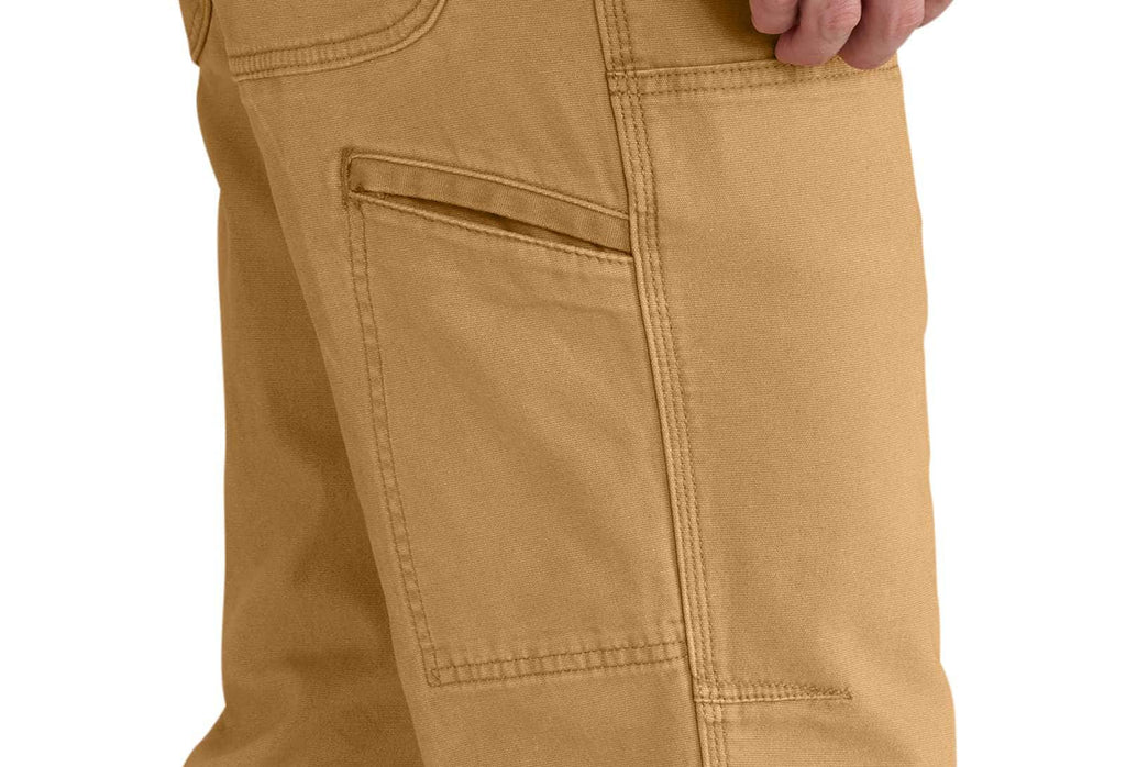 Relaxed straight rigby double knee canvas pants - work pants