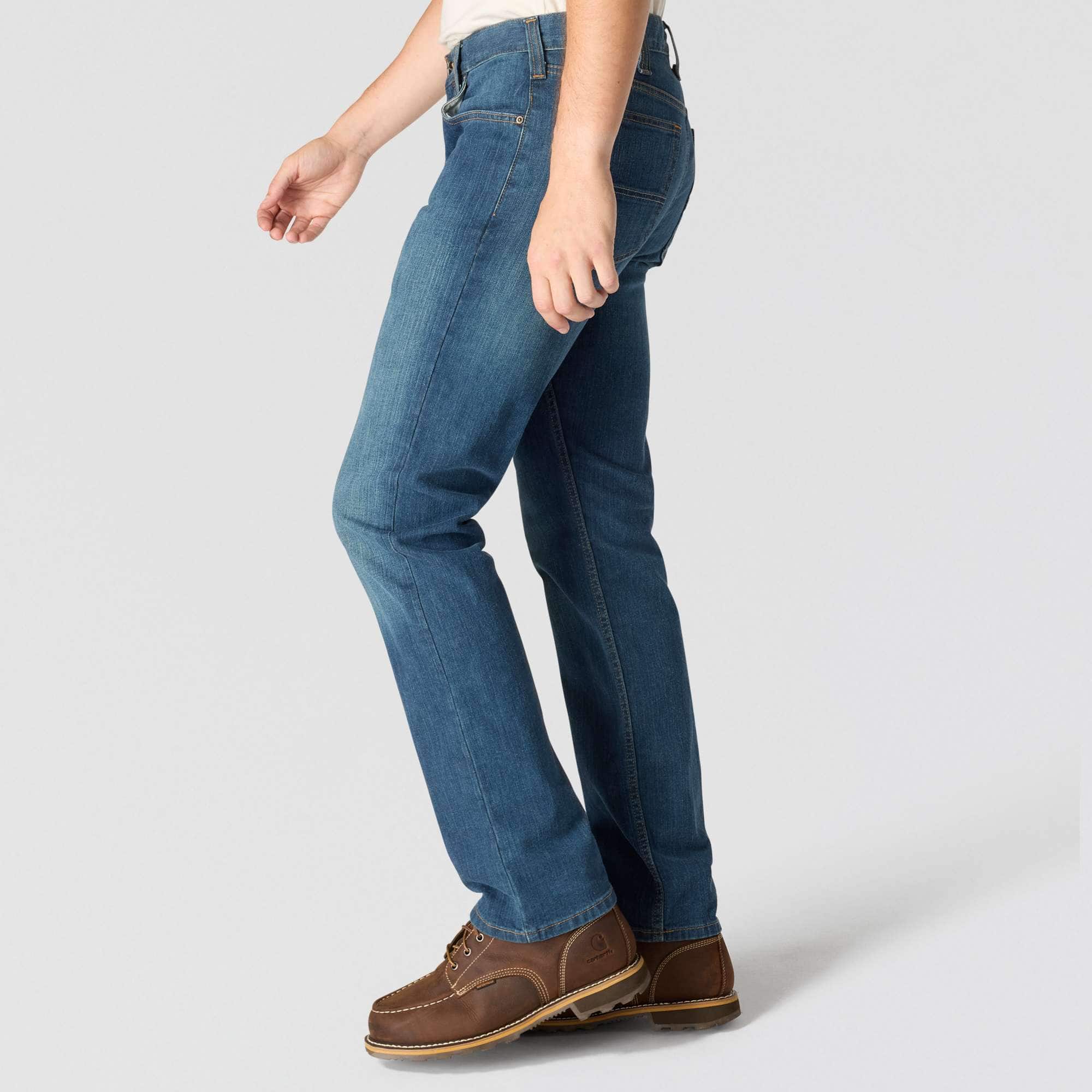 Men's relaxed straight rugged flex work jeans