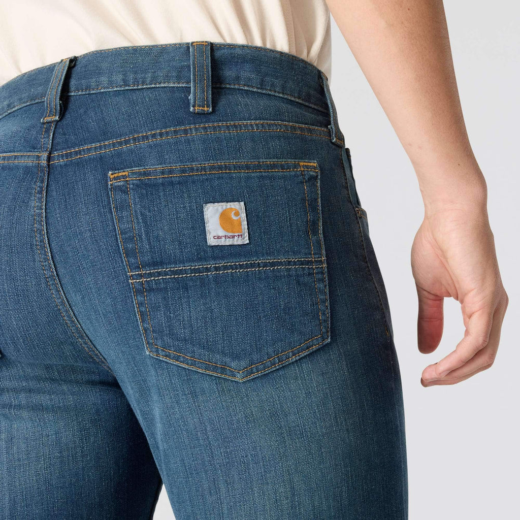 Men's relaxed straight rugged flex work jeans