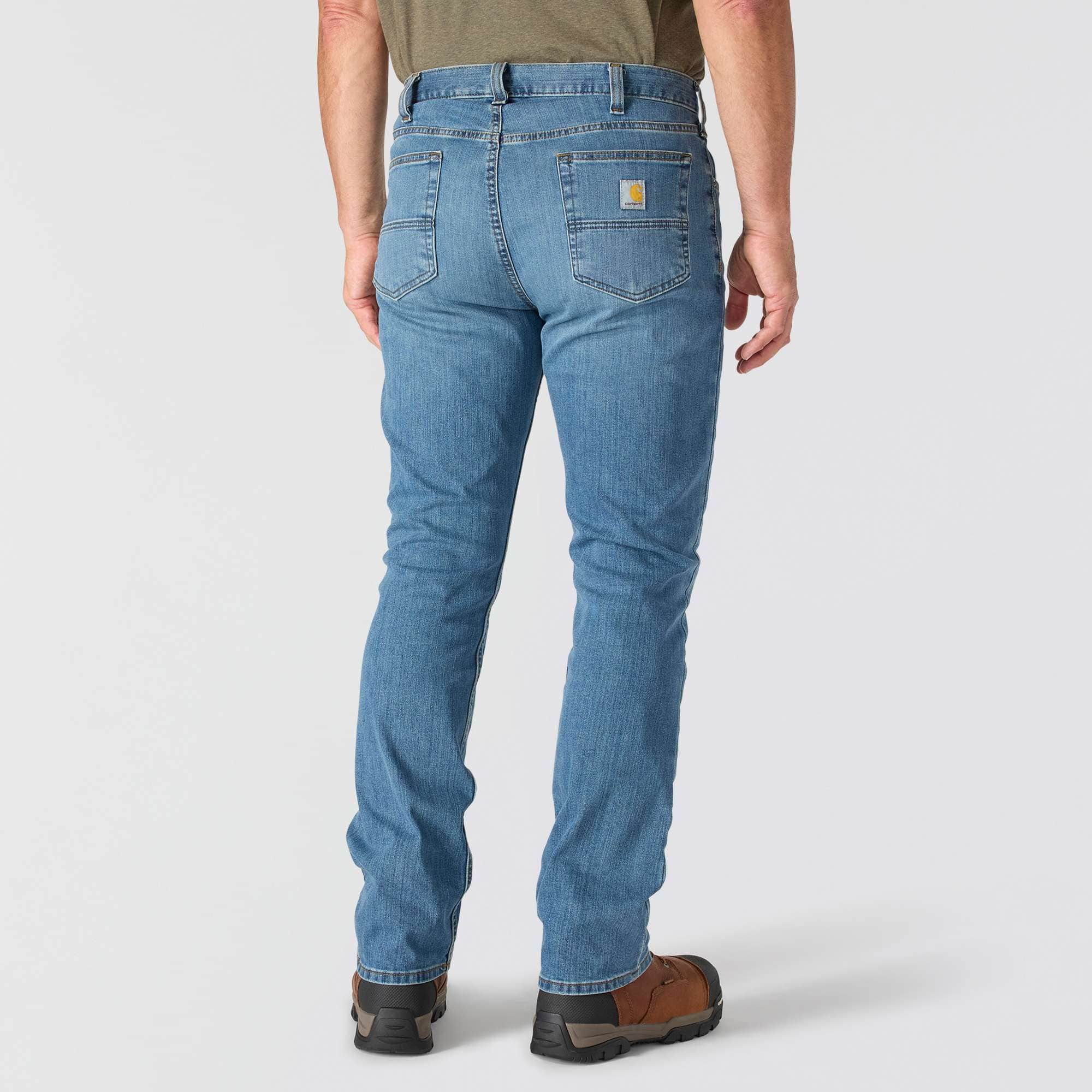 Men's relaxed straight rugged flex work jeans
