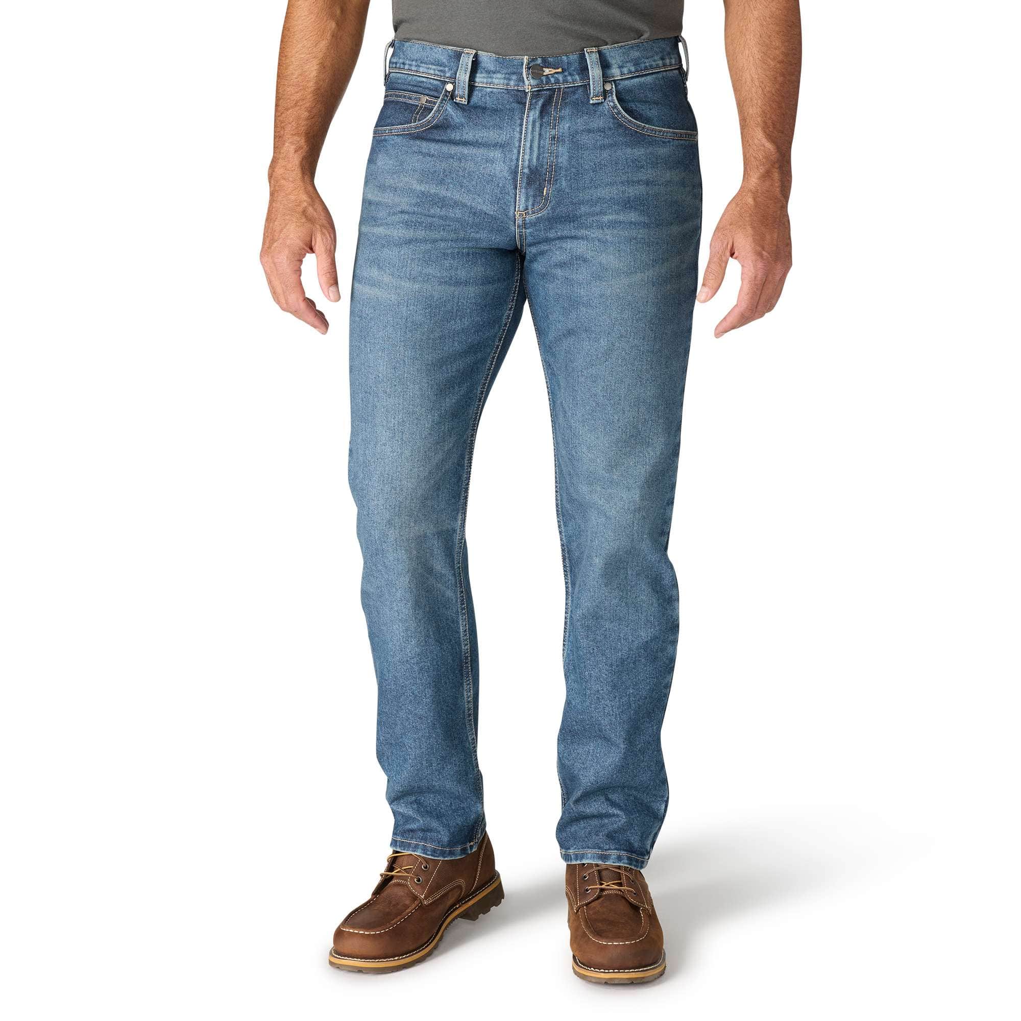 Men's relaxed straight rugged flex work jeans