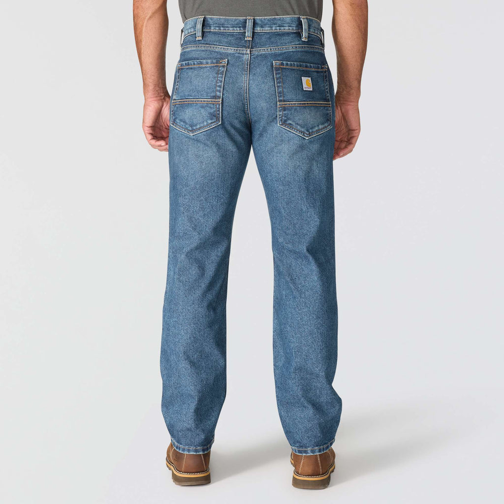 Men's relaxed straight rugged flex work jeans