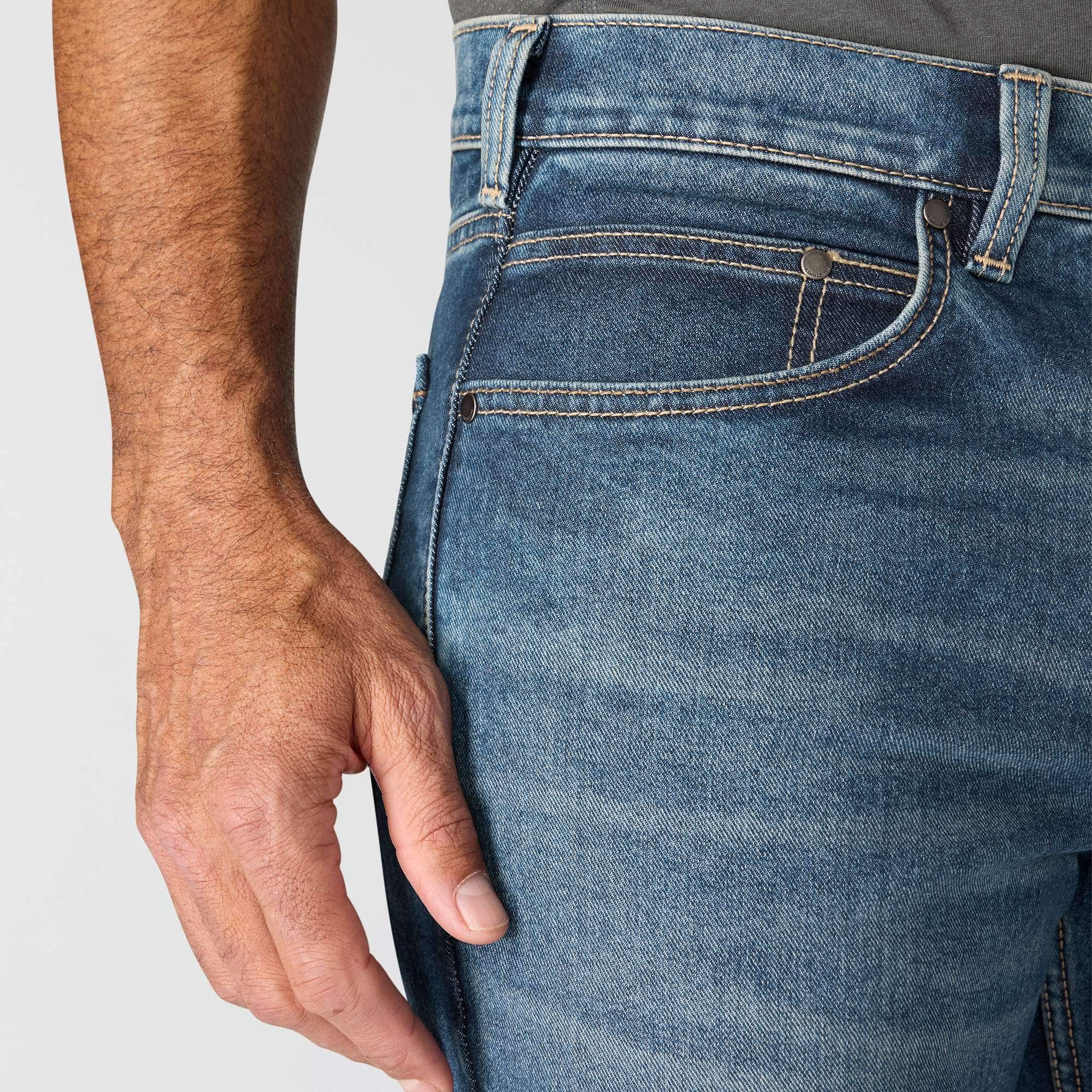 Men's relaxed straight rugged flex work jeans