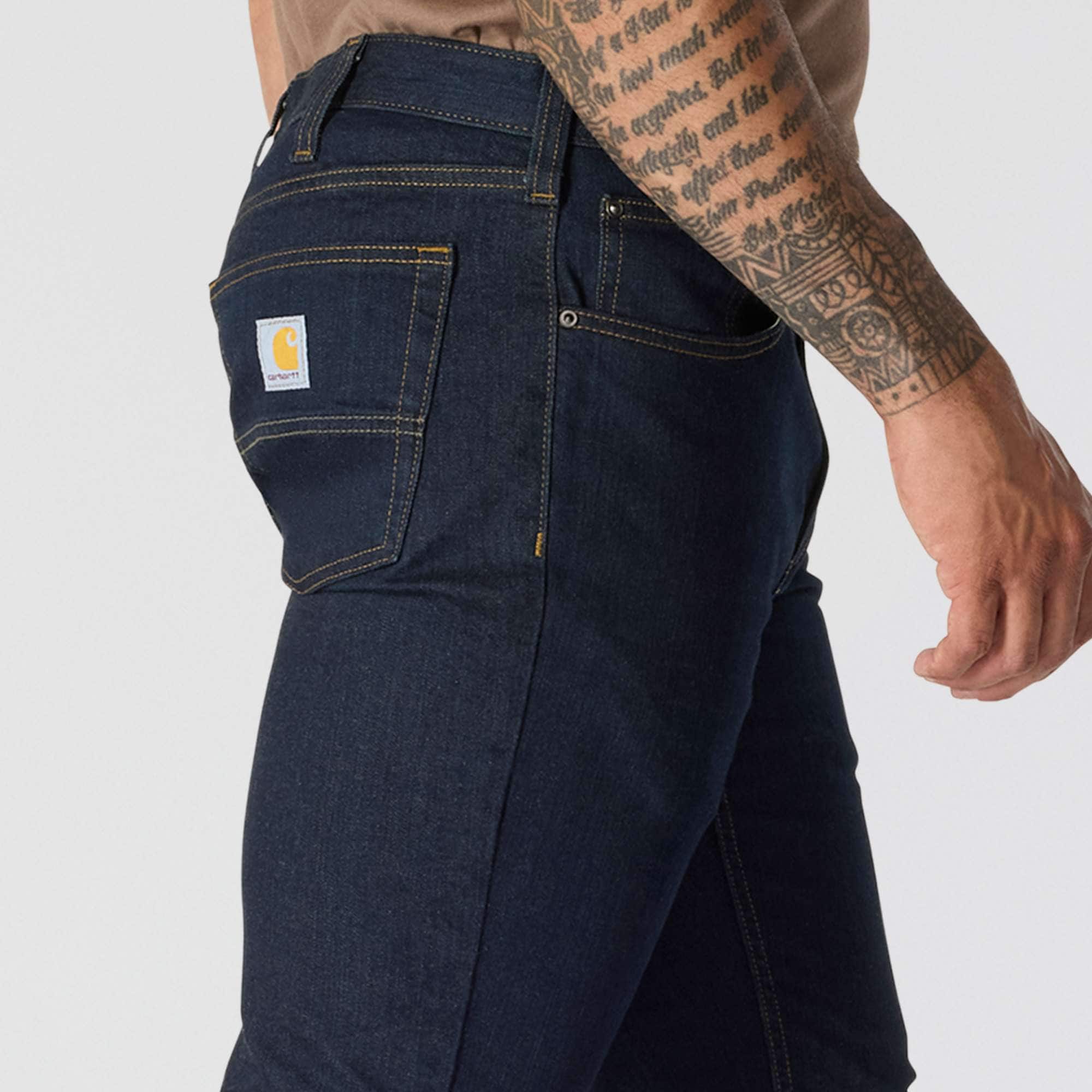 Men's slim tapered rugged flex work jeans