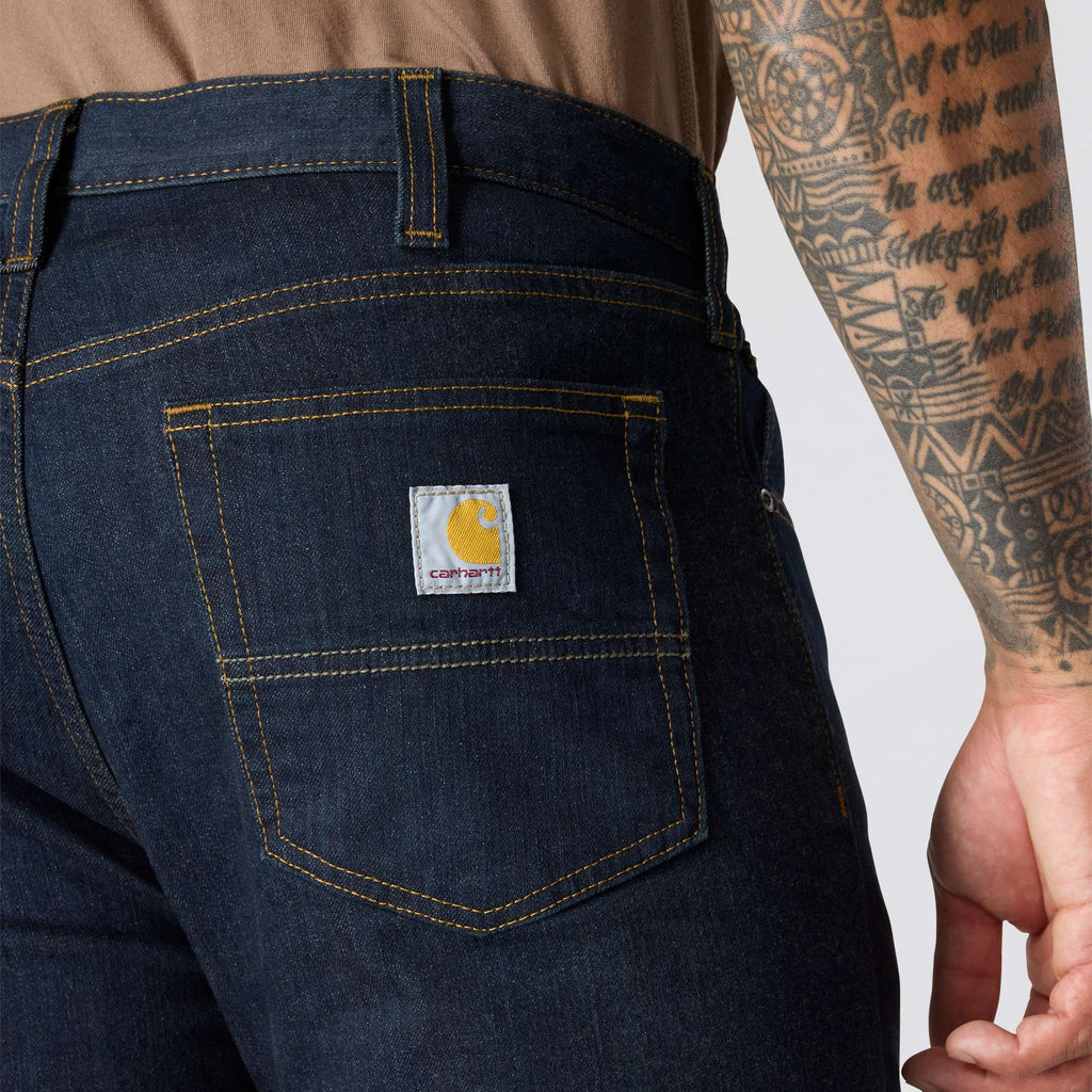 Men's slim tapered rugged flex work jeans