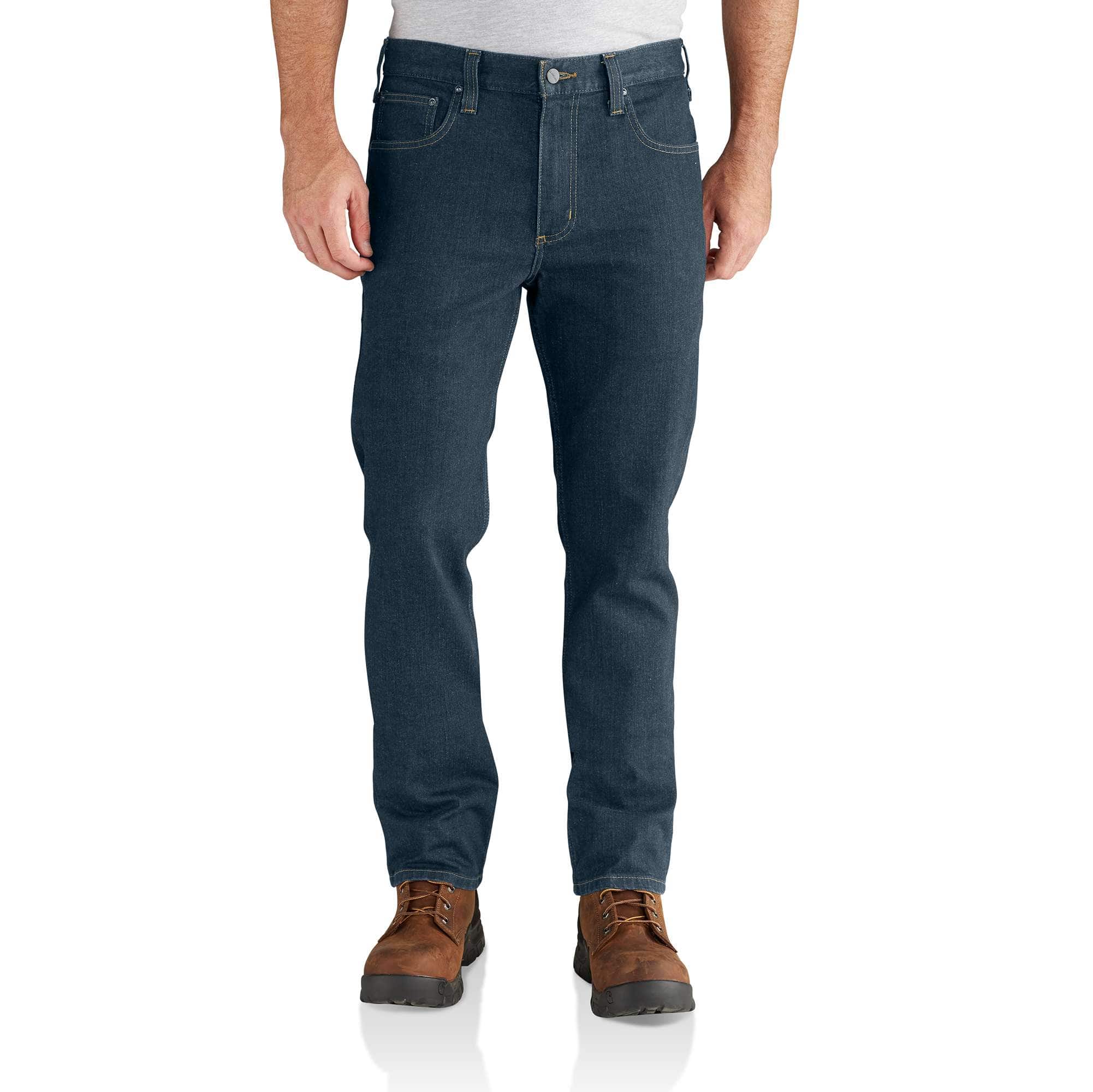 Men's slim tapered rugged flex work jeans
