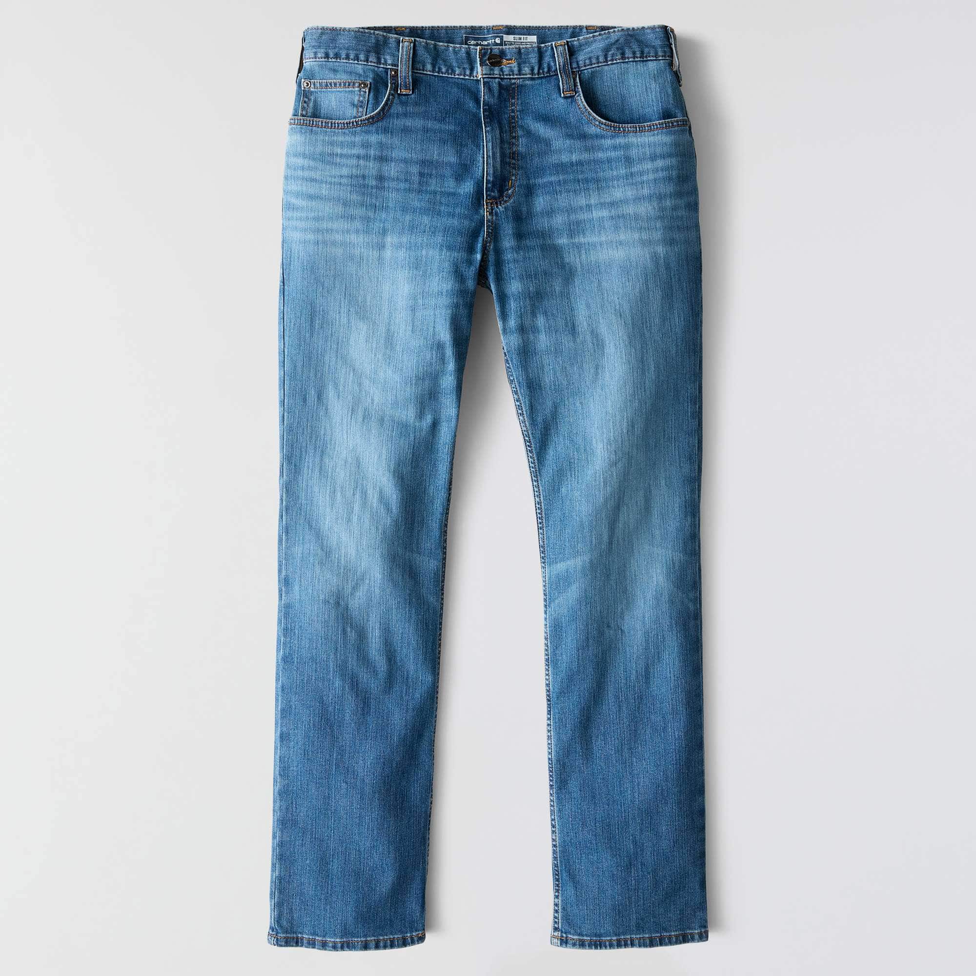 Men's slim tapered rugged flex work jeans
