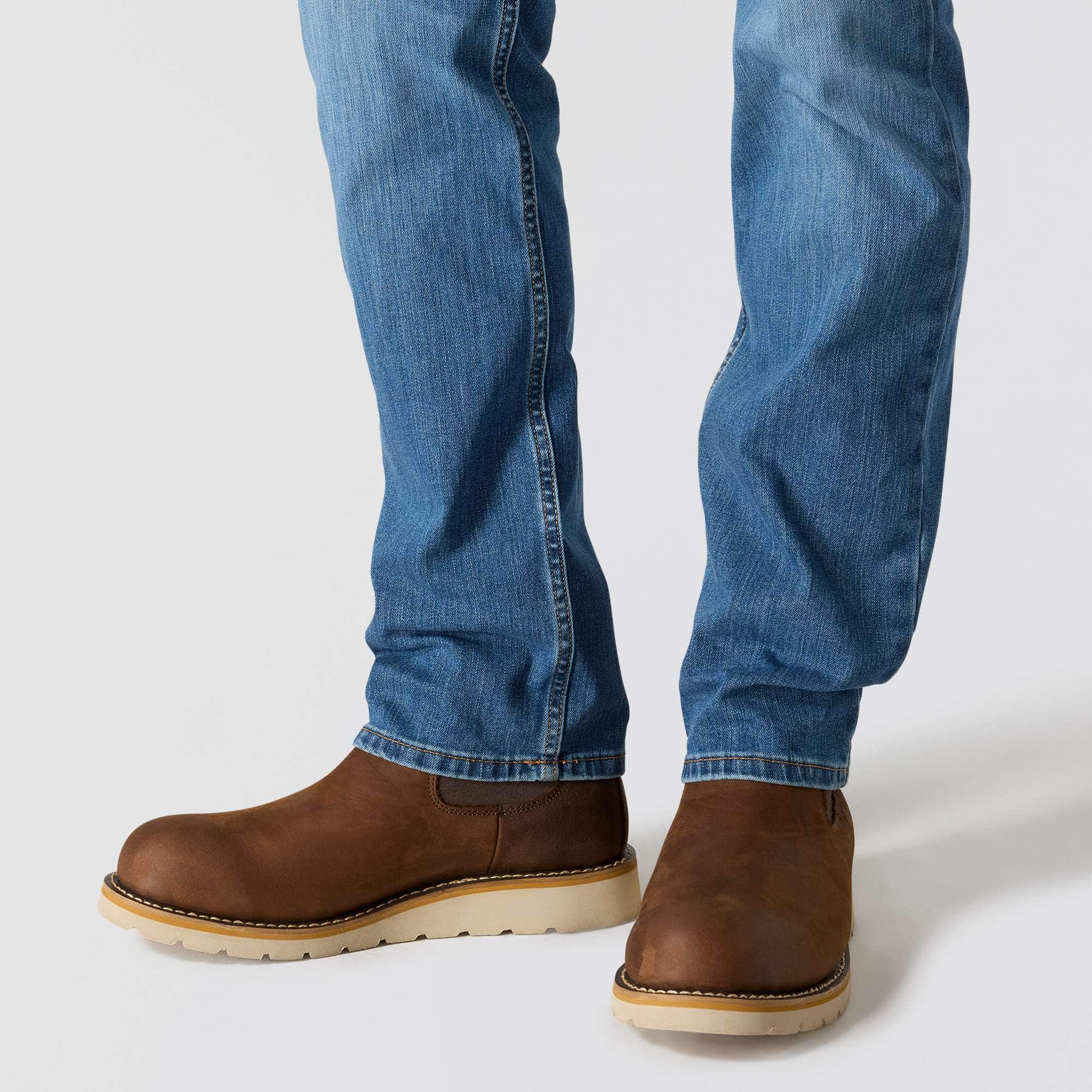 Men's slim tapered rugged flex work jeans