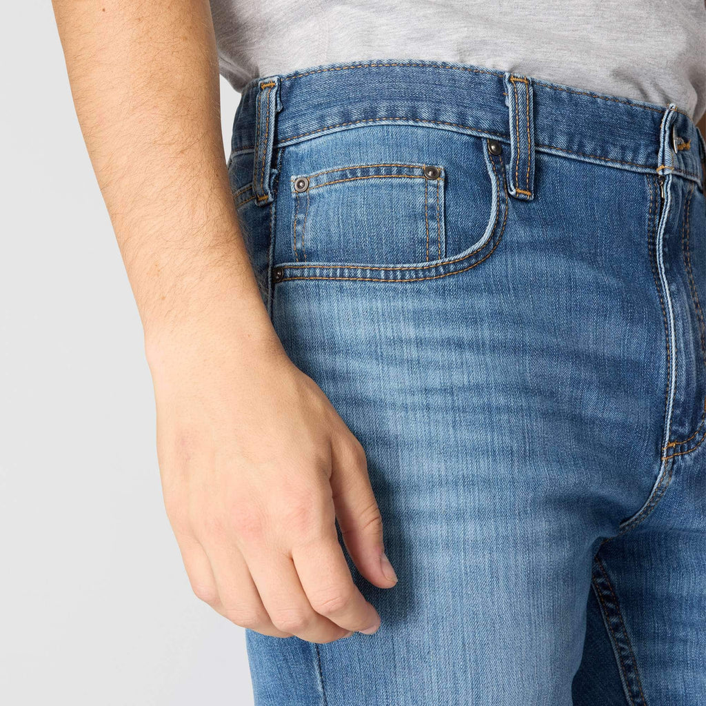 Men's slim tapered rugged flex work jeans