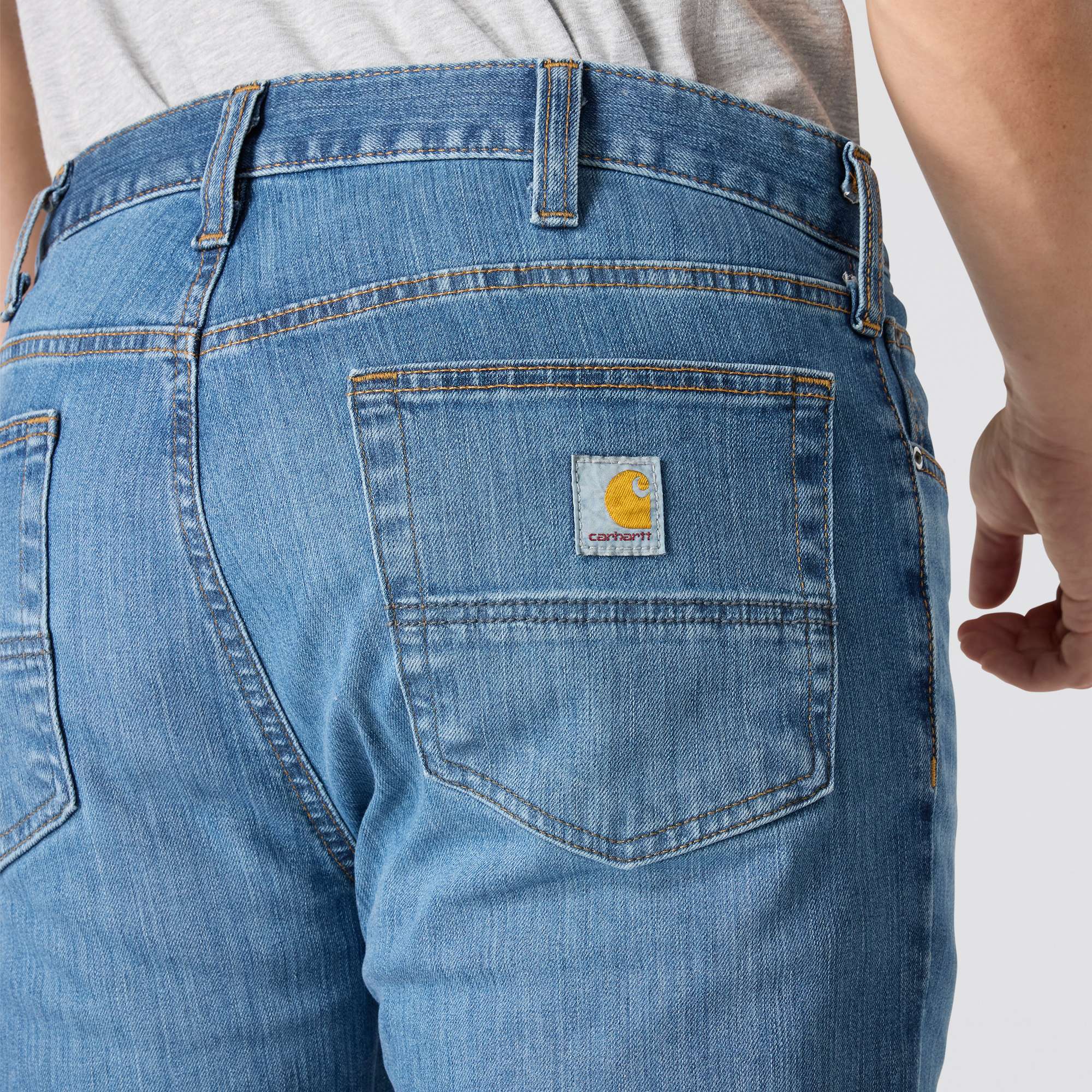 Men's slim tapered rugged flex work jeans