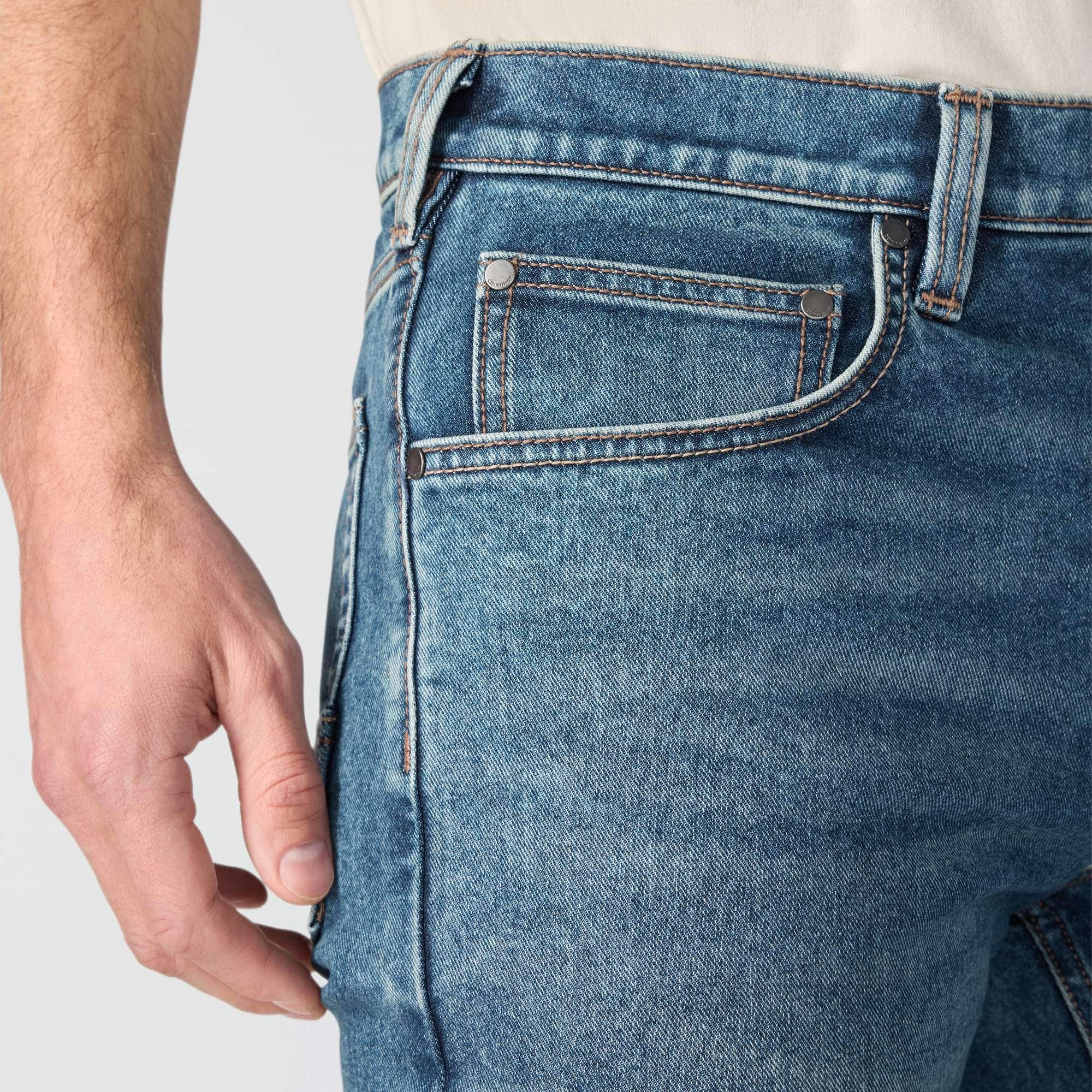 Men's slim tapered rugged flex work jeans