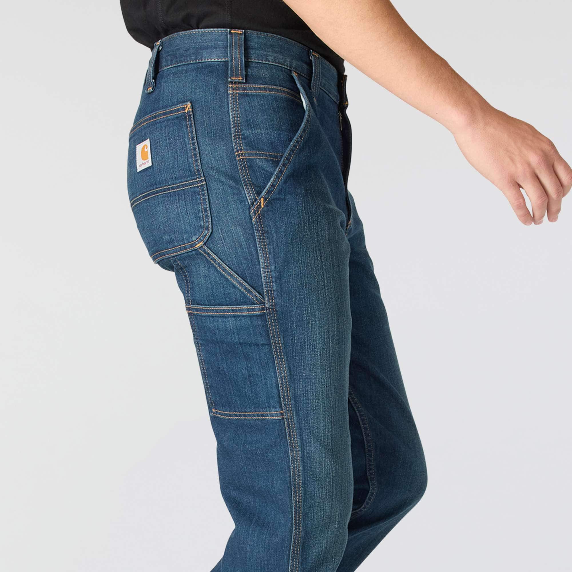 Men's relaxed straight rugged flex work jeans