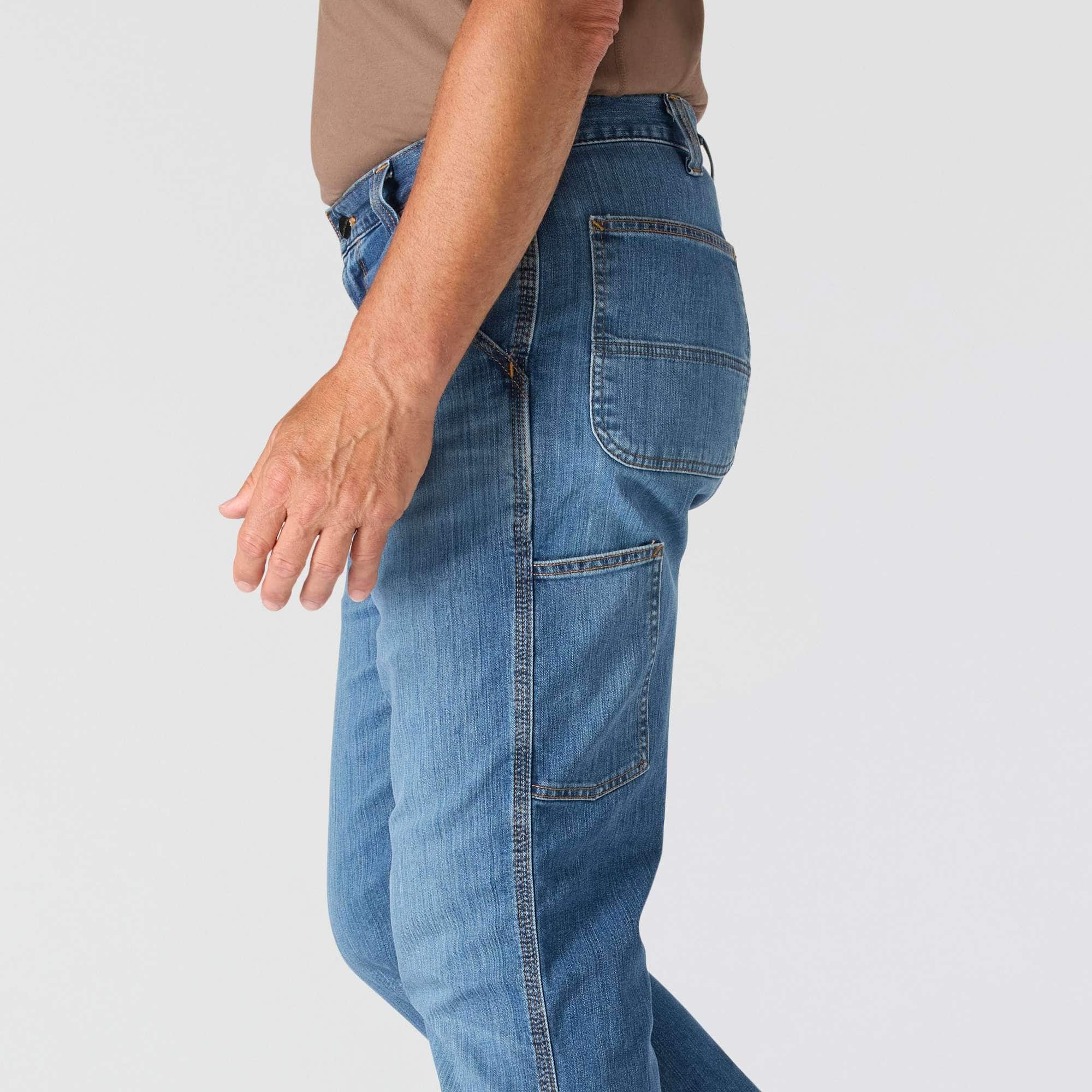 Men's relaxed straight rugged flex work jeans