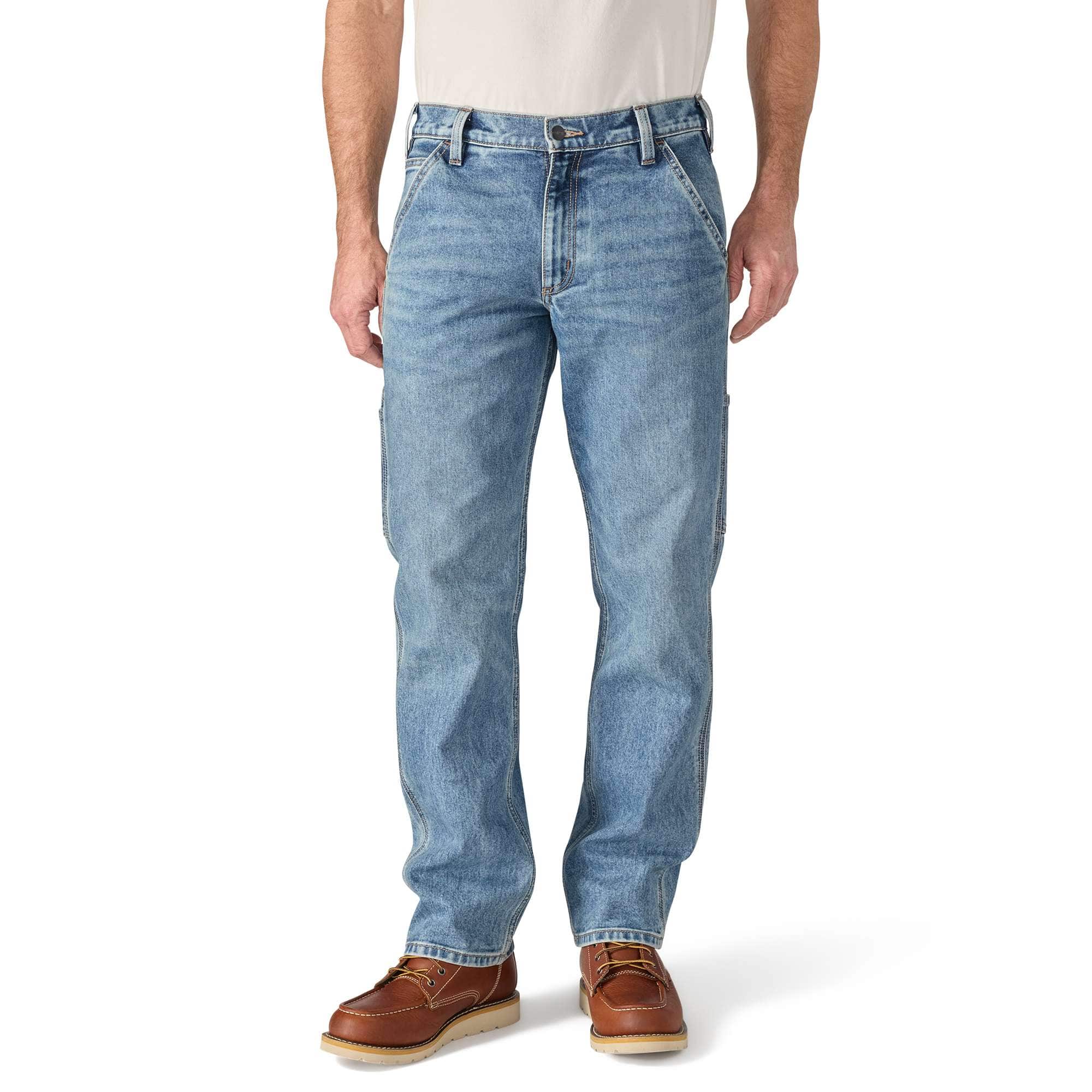Men's relaxed straight rugged flex work jeans